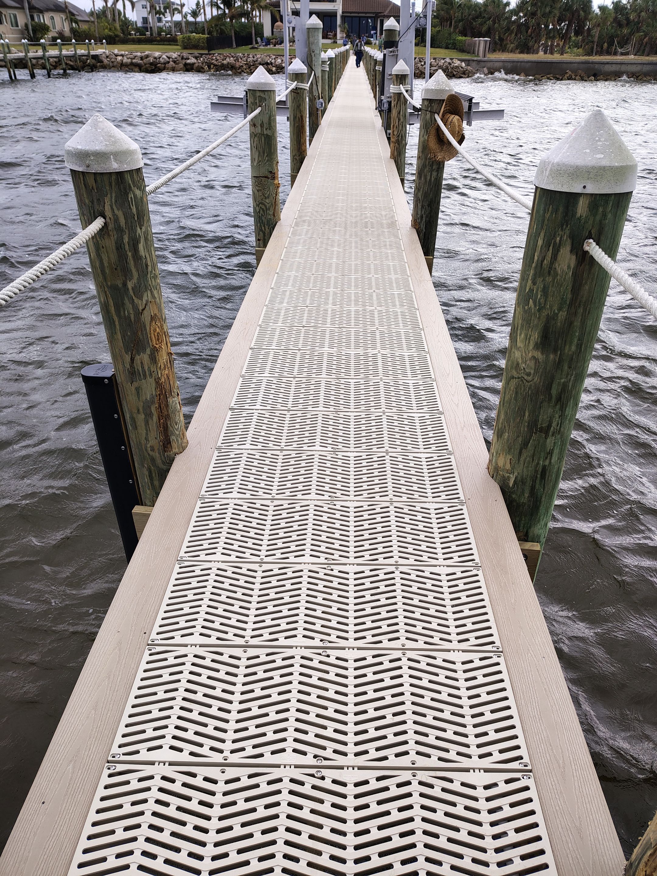 Dock Repair using Sure Step Decking  by Elite Marine Dock & Seawall
