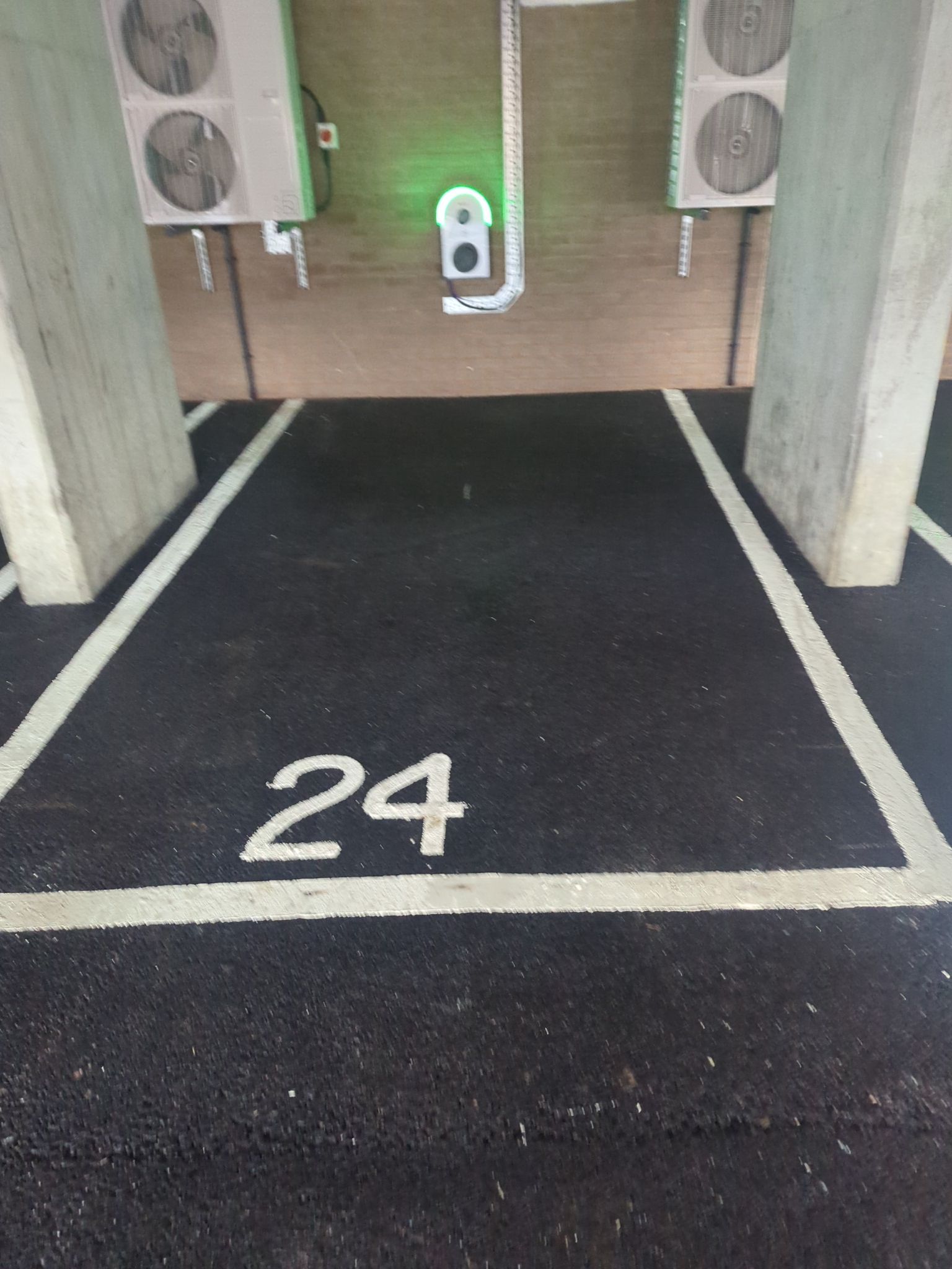 Car park cleaning using Honda 15lpm Low Pressure Washing Machine by Ges Exterior Cleaning ltd