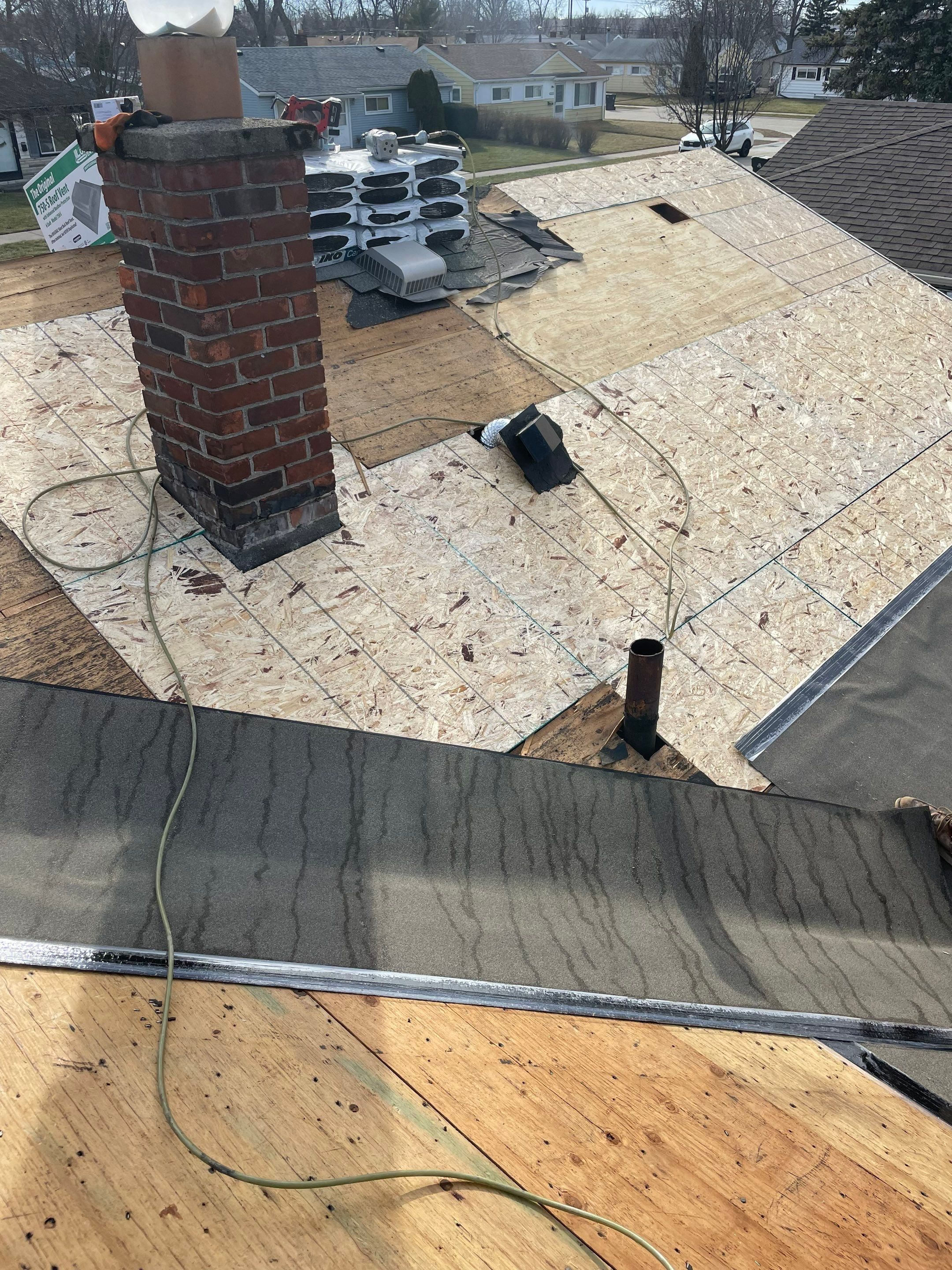 Residential Roofing Installation using IKO Dual Brown by JNR Roofing LLC