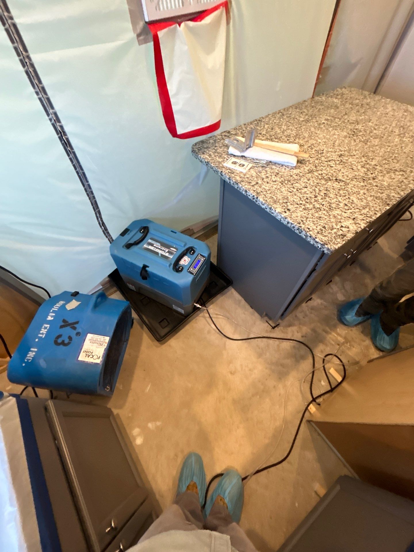 Laundry Room Flood Restoration by Home Disaster Medics