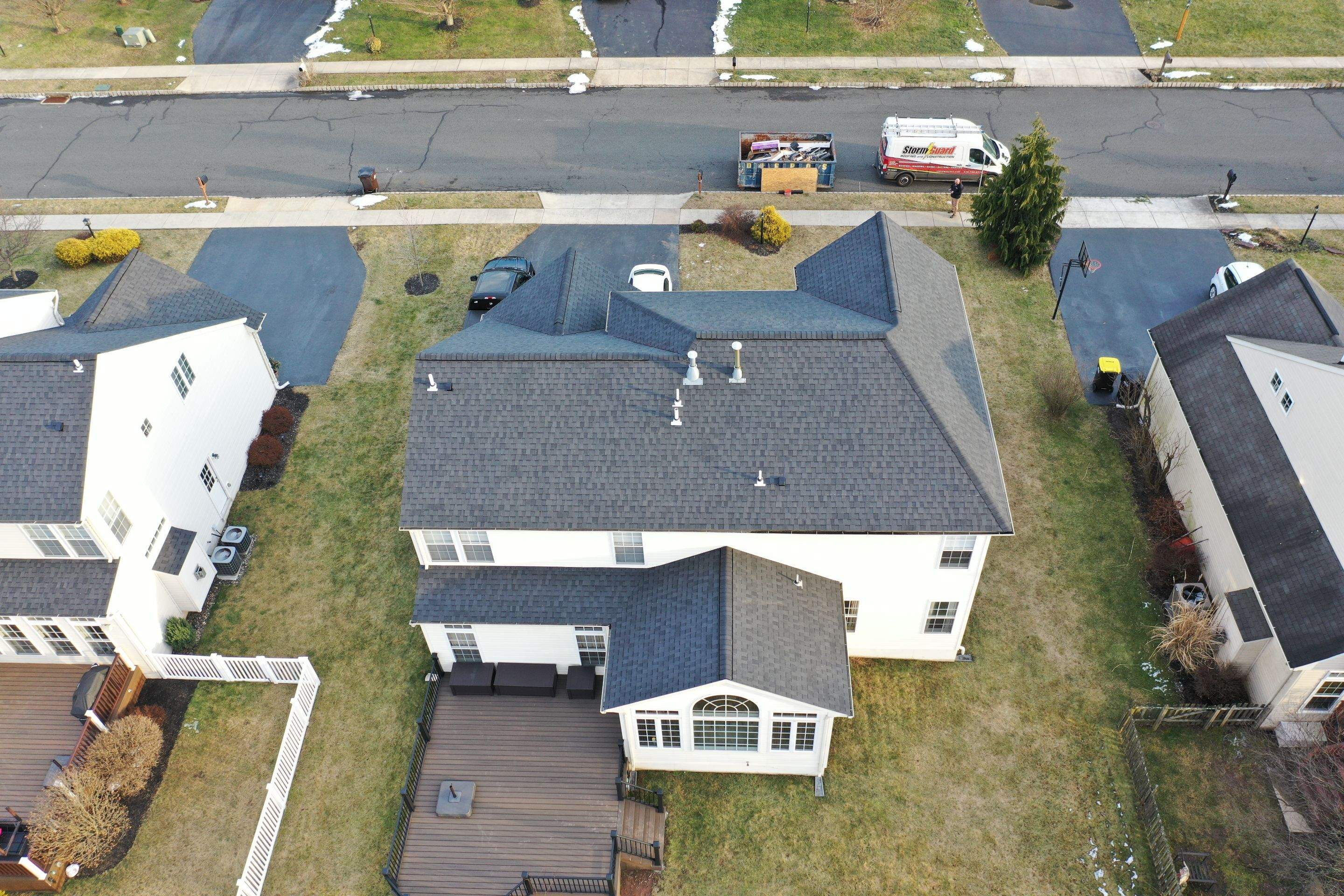 Roofing Installation using CertainTeed Landmark - Moire Black by Storm Guard of Ches-Mont PA