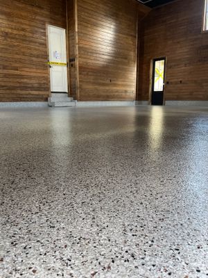 Garage Floor Coating using Coyote
