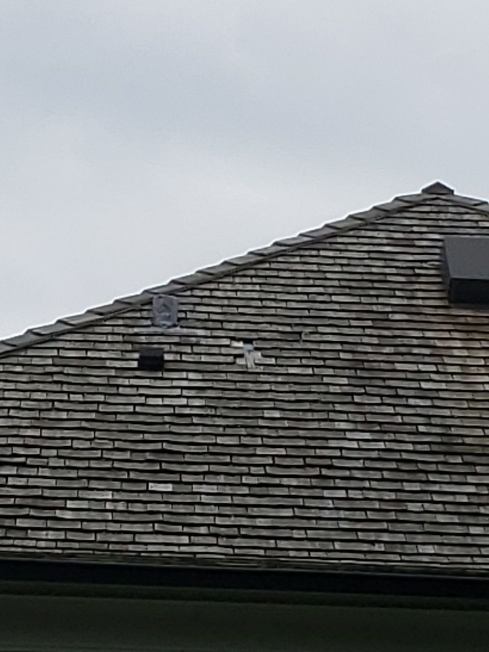 Cedar Shake Roof Replacement with Half Round Copper Gutter Installation  by Custom Installations, Inc.