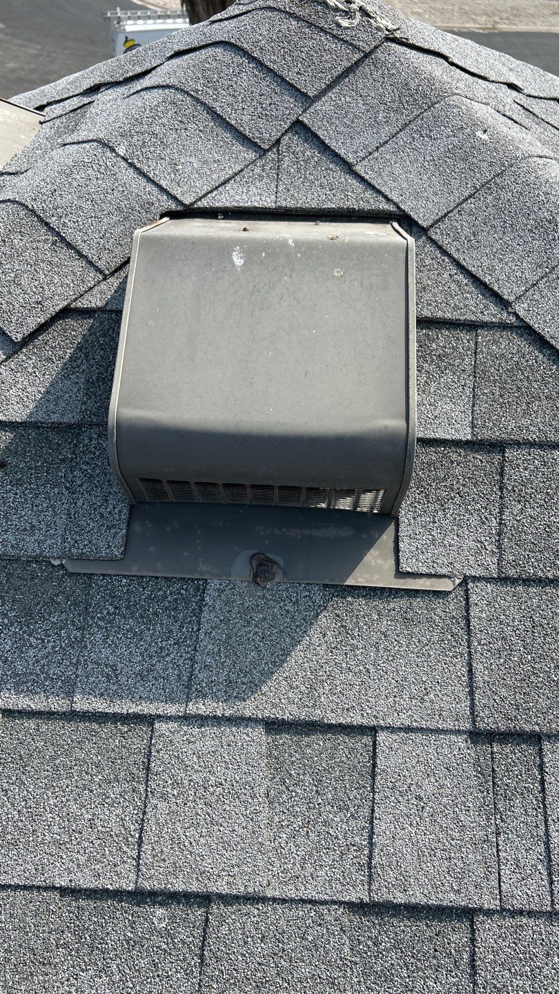 Residential Roofing Repair using Galvanized Chimney Cap & Chase by Lighthouse Roofing