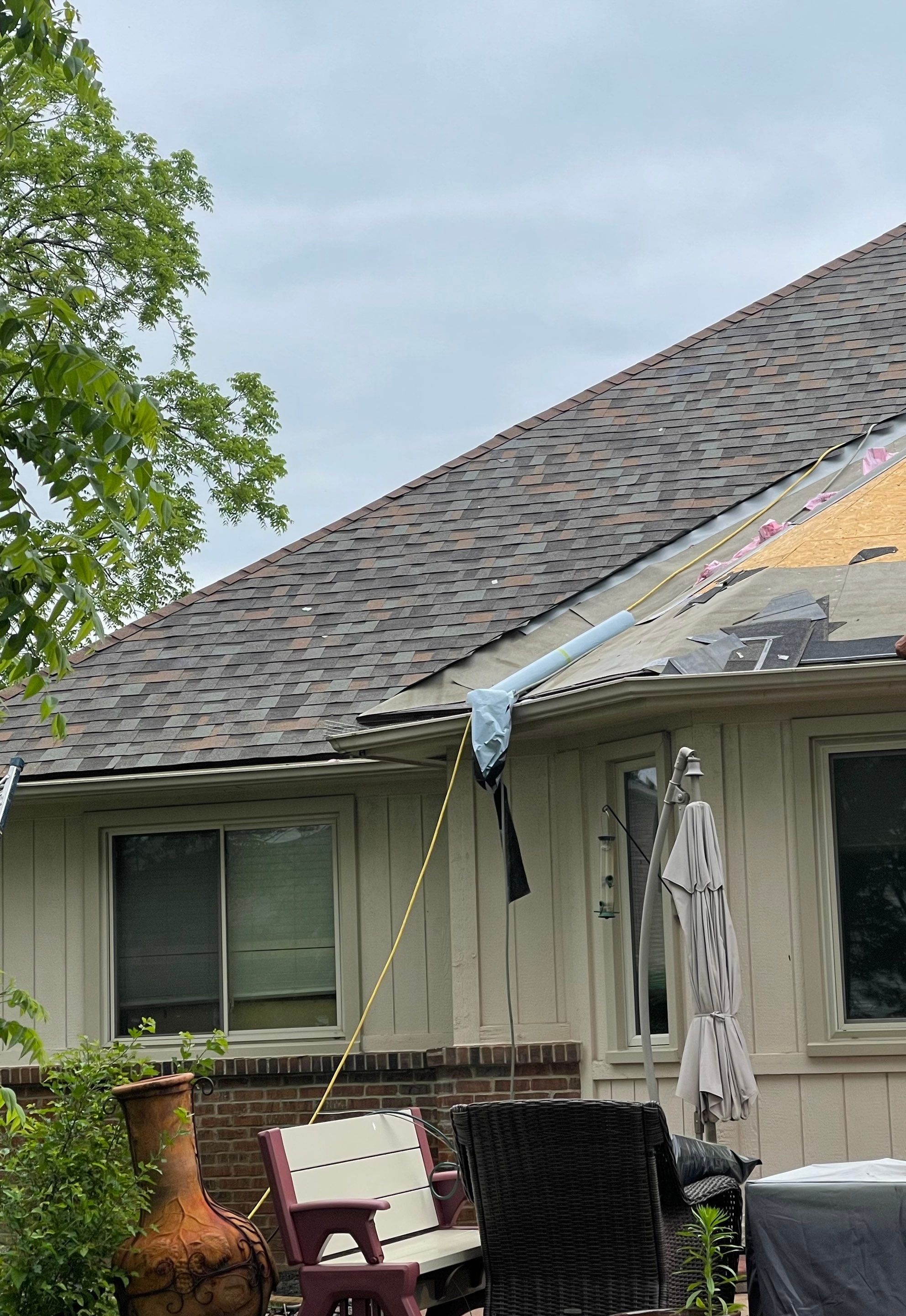 Residential Roofing Installation using Owens Corning Aged Copper by JNR Roofing LLC