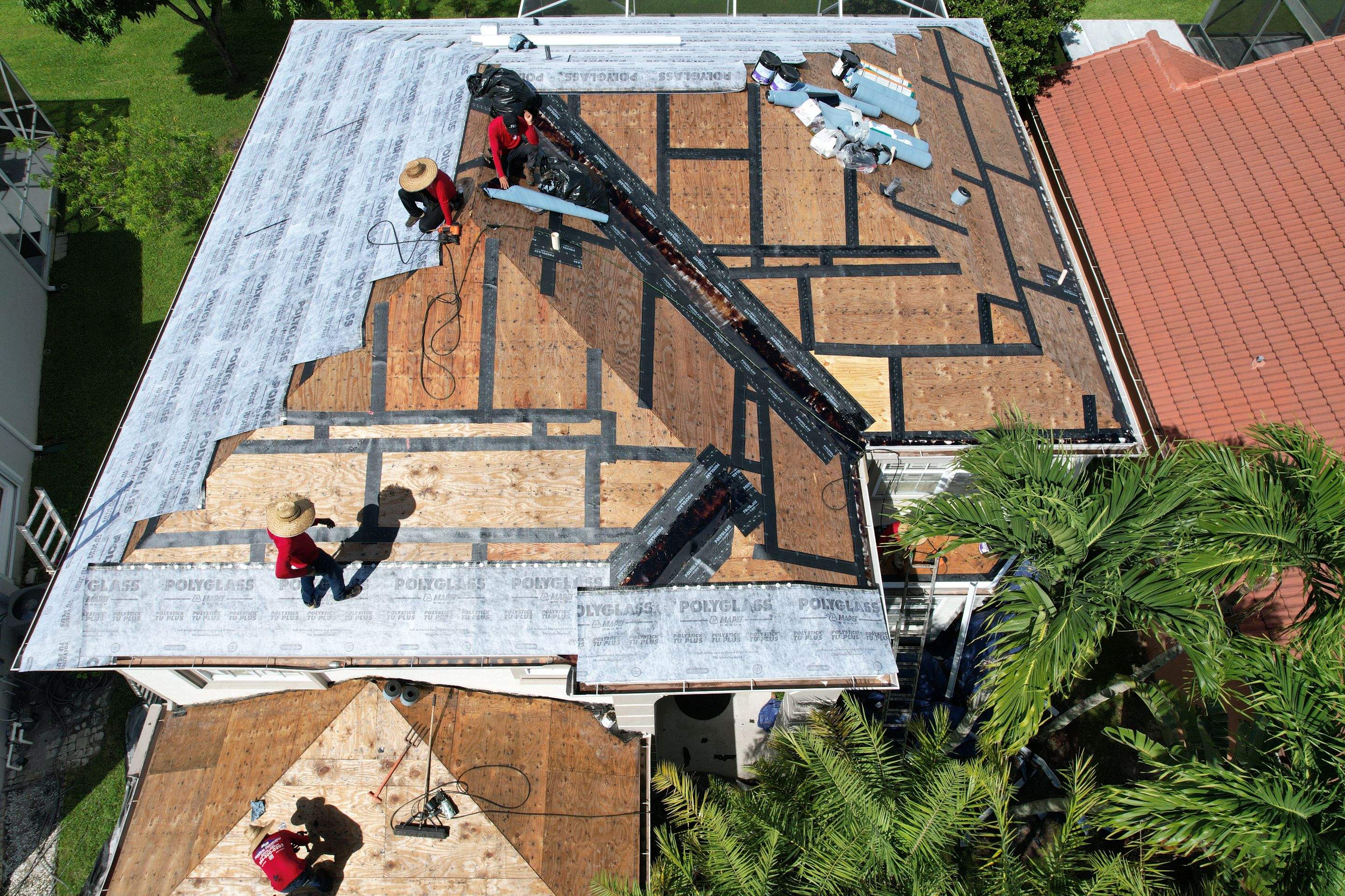 Tile Reroof in Boca Raton by Roofing Recovery