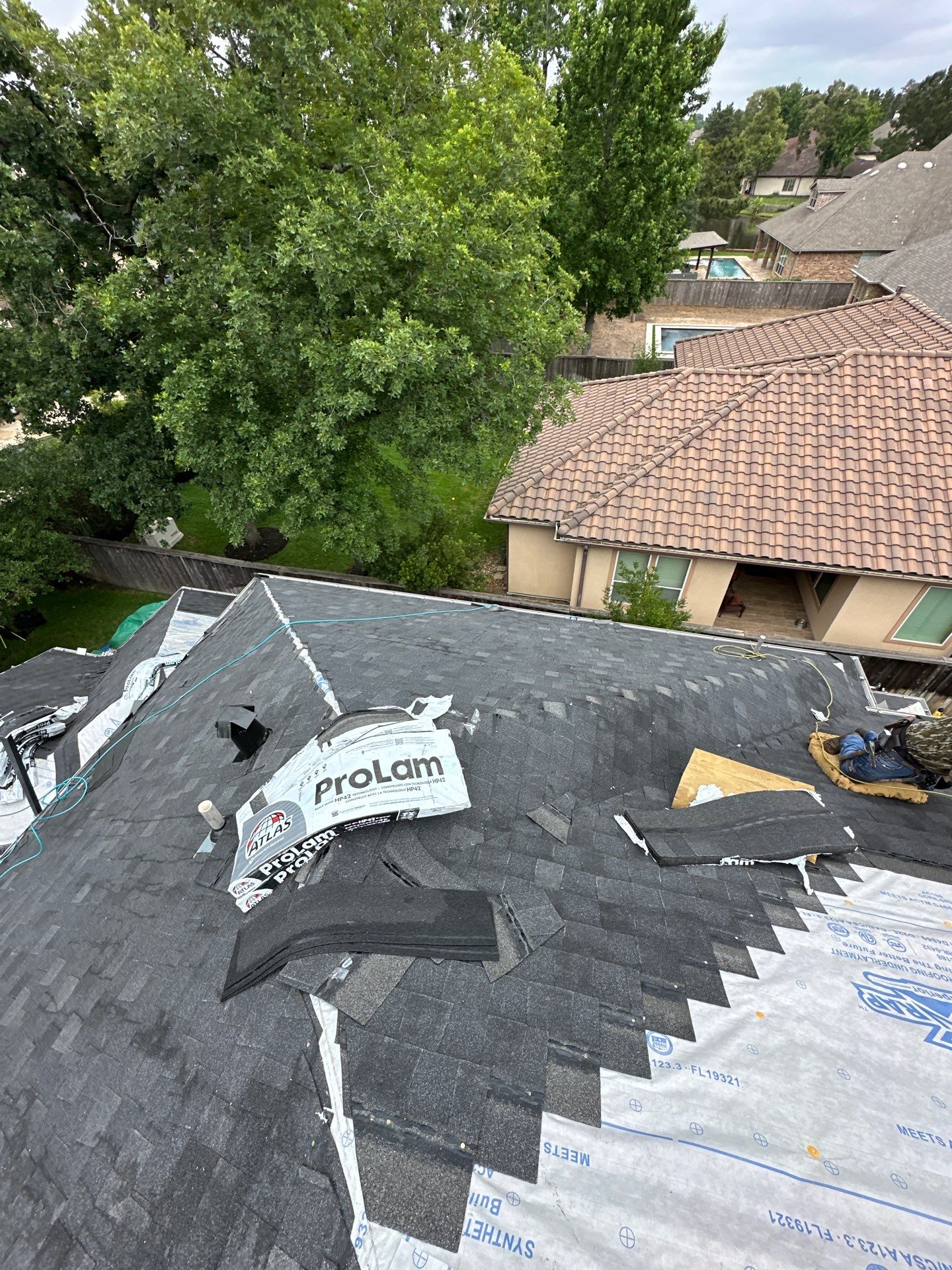 Project in Spring by Motion Roofing