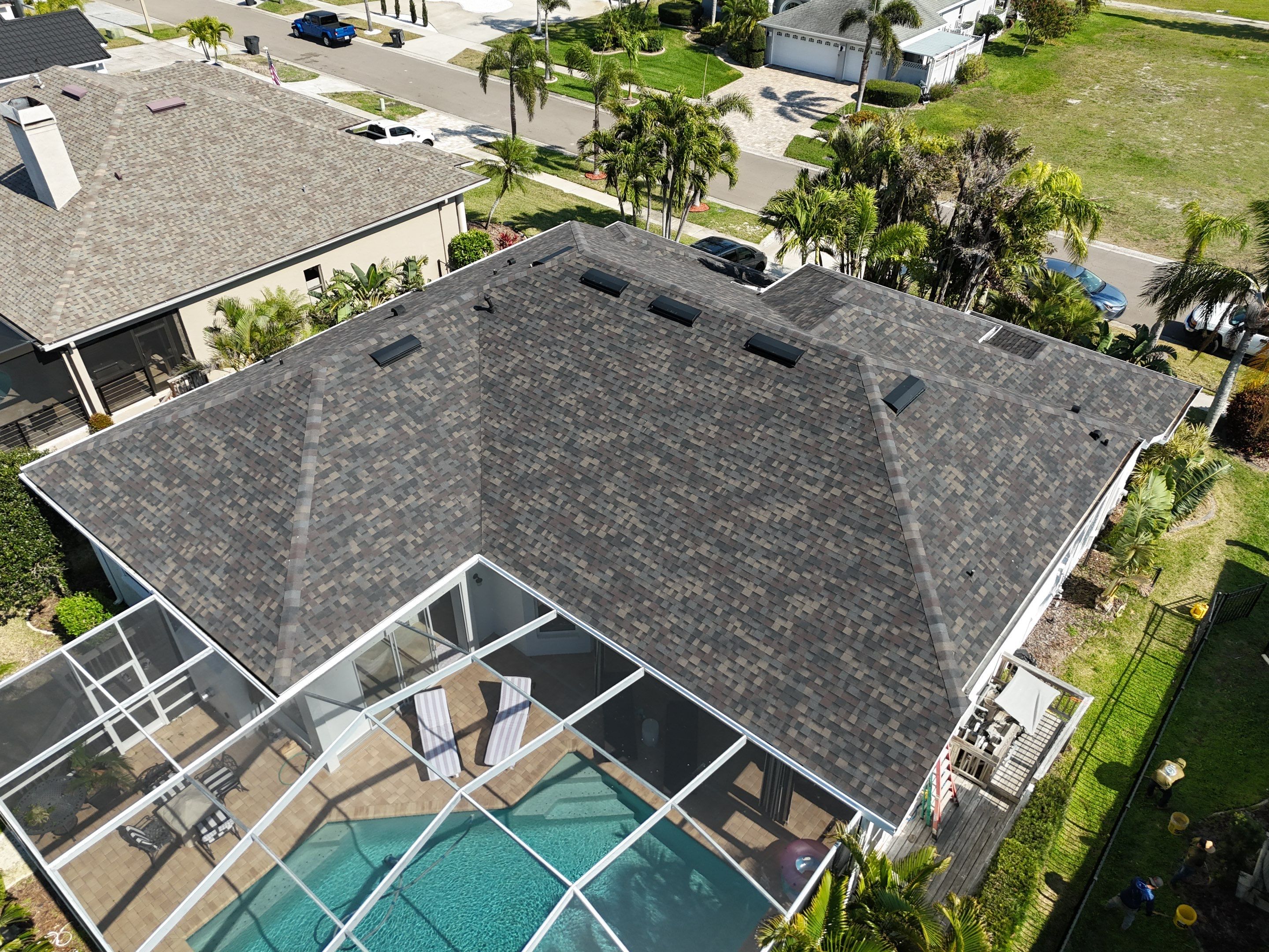 Roof replacement in Apollo Beach, FL. by Steadfast Roofing