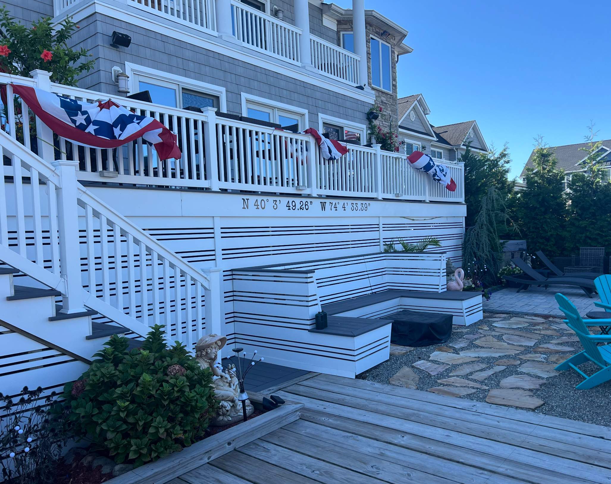 New Deck using Deckorators Venture - Color Saltwater by deck guardian