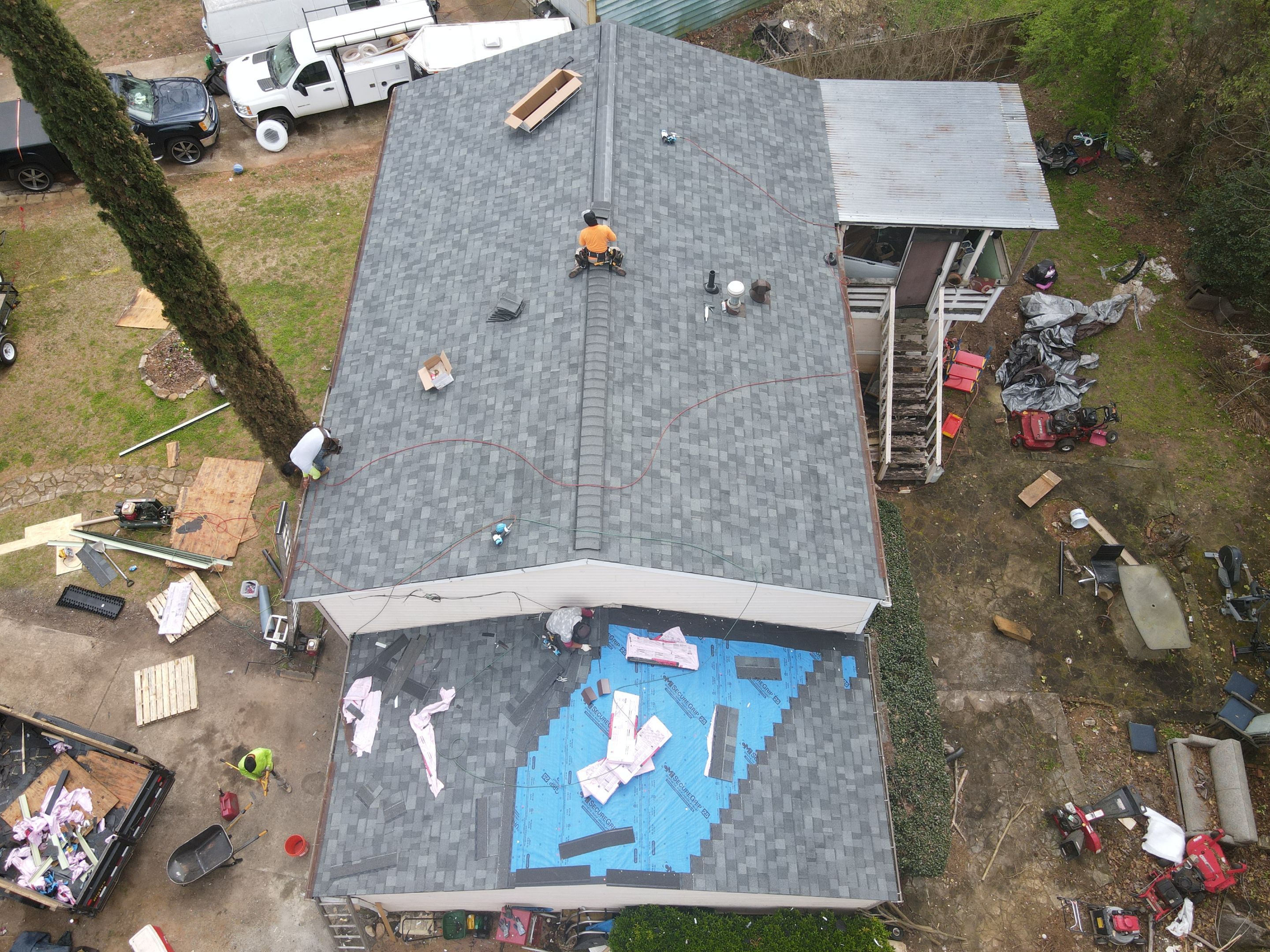 Oakridge TruDef Estate Gray Residential Roofing Installation by Inspector Roofing and Restoration