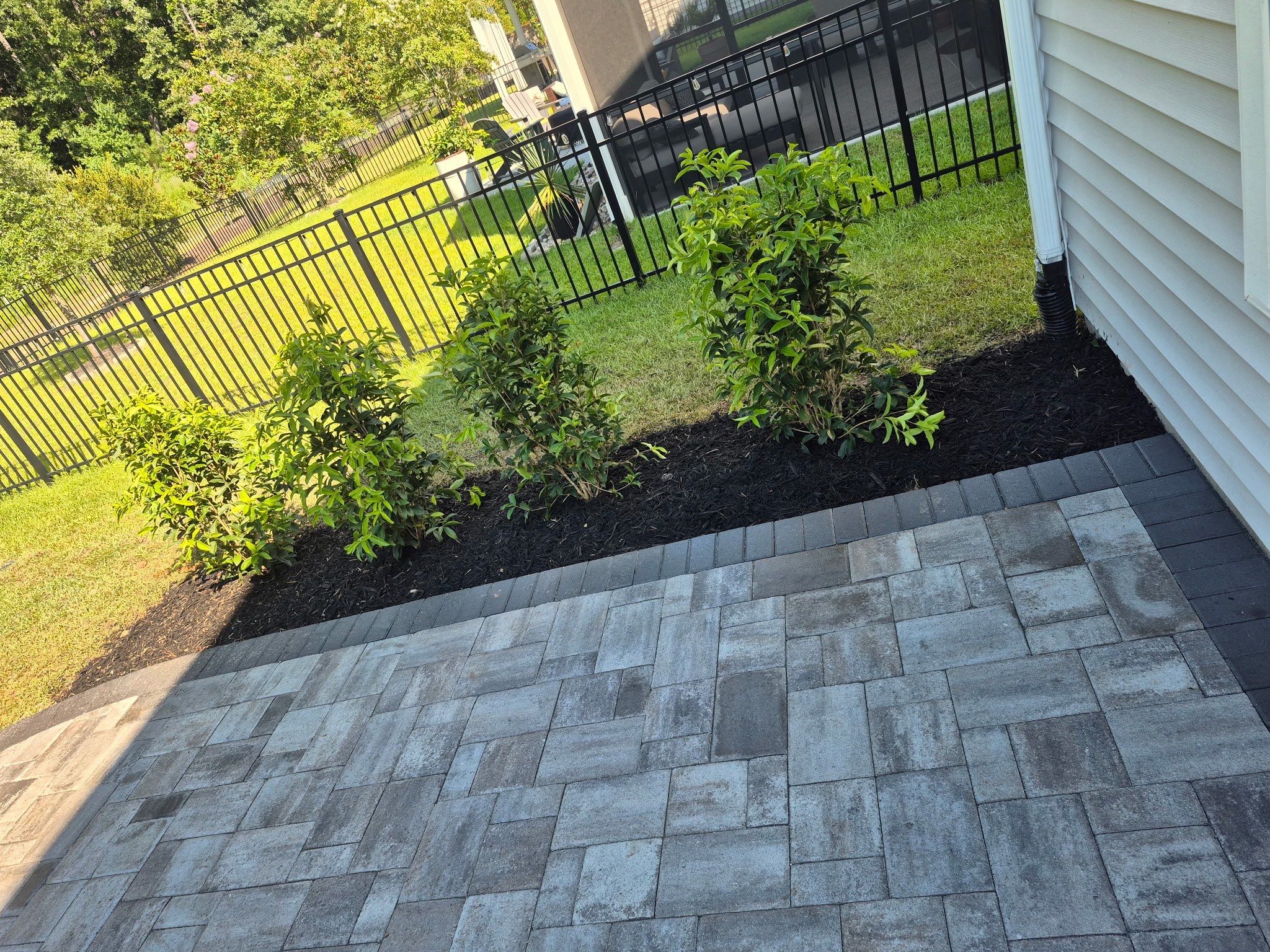 Custom Paver Patio and Landscape Installation in Okatie by Lowcountry Scapes, LLC