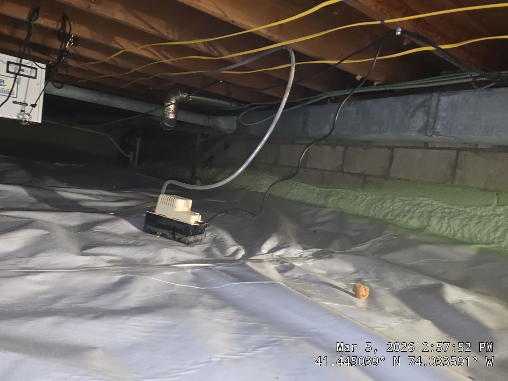 Attic Insulation using open cell spray foam by NYS Foam & Energy