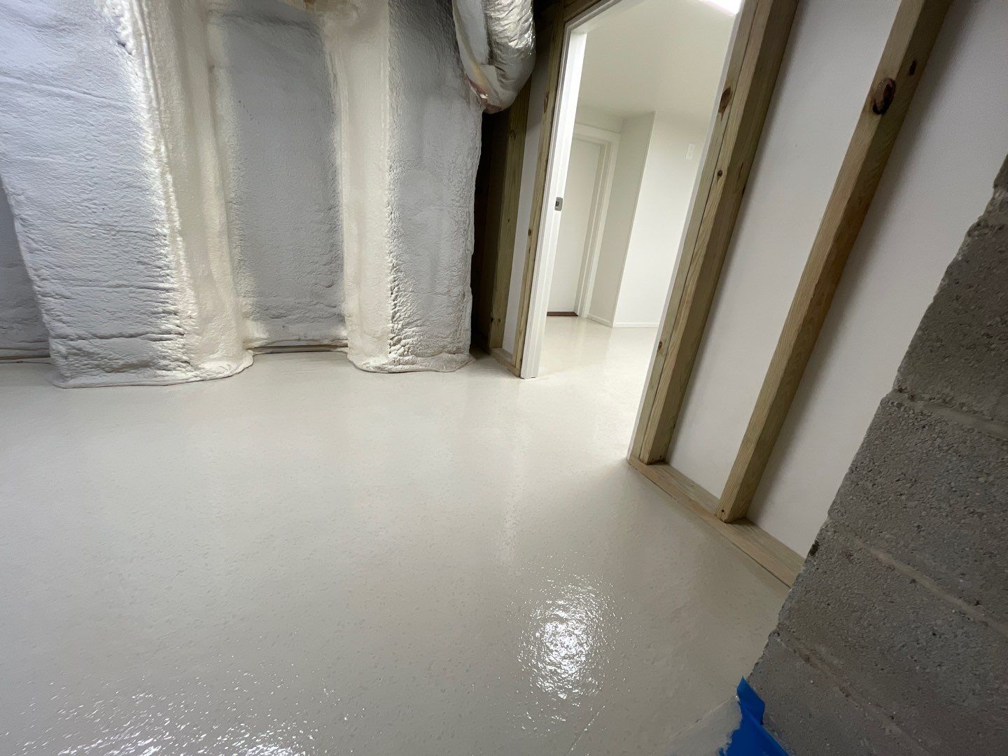 Luxury Home Concrete Floor - Epoxy & Flakes Finish - Stone Harbor, NJ by FreshCoat Works LLC