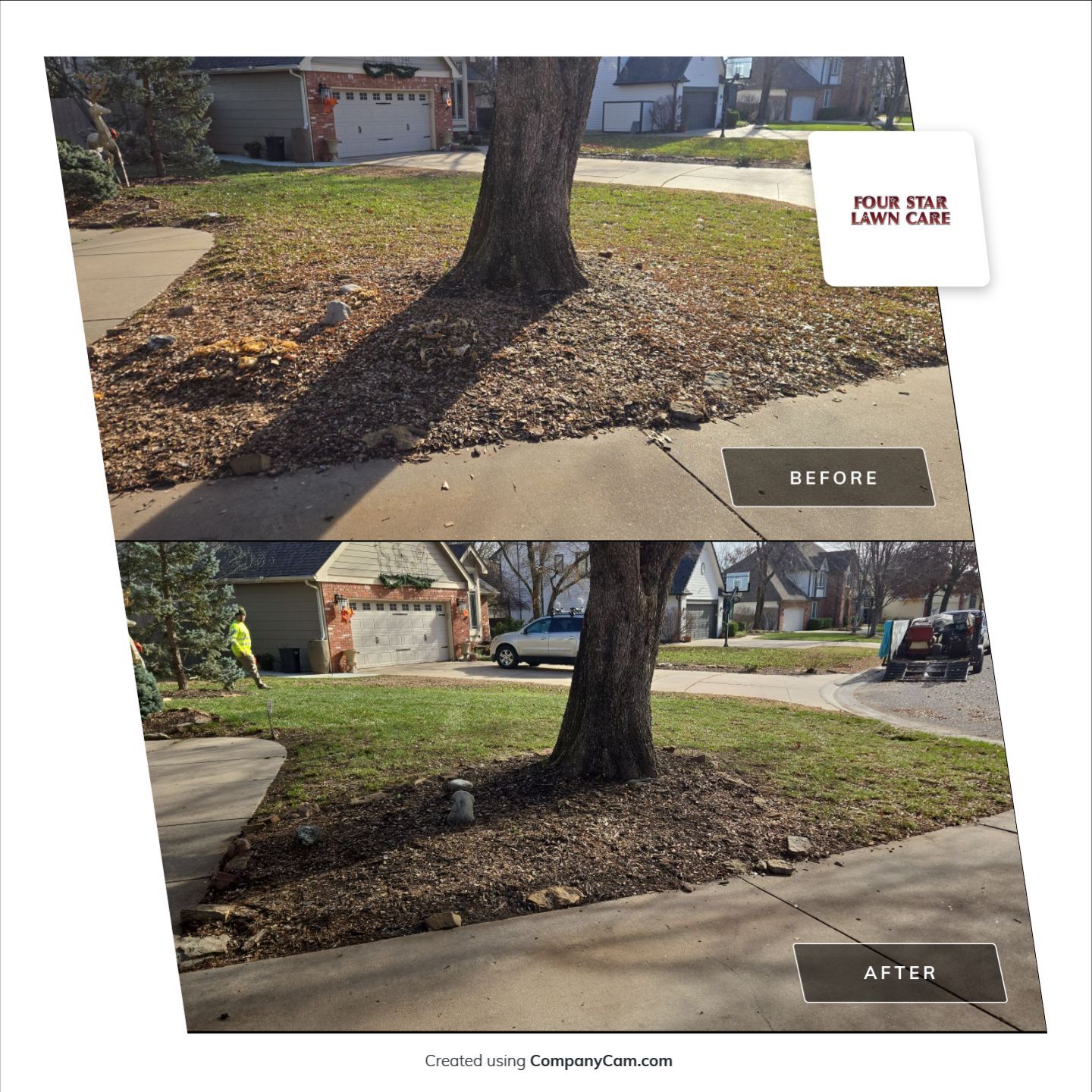 Project in Wichita by Four Star Lawn Care