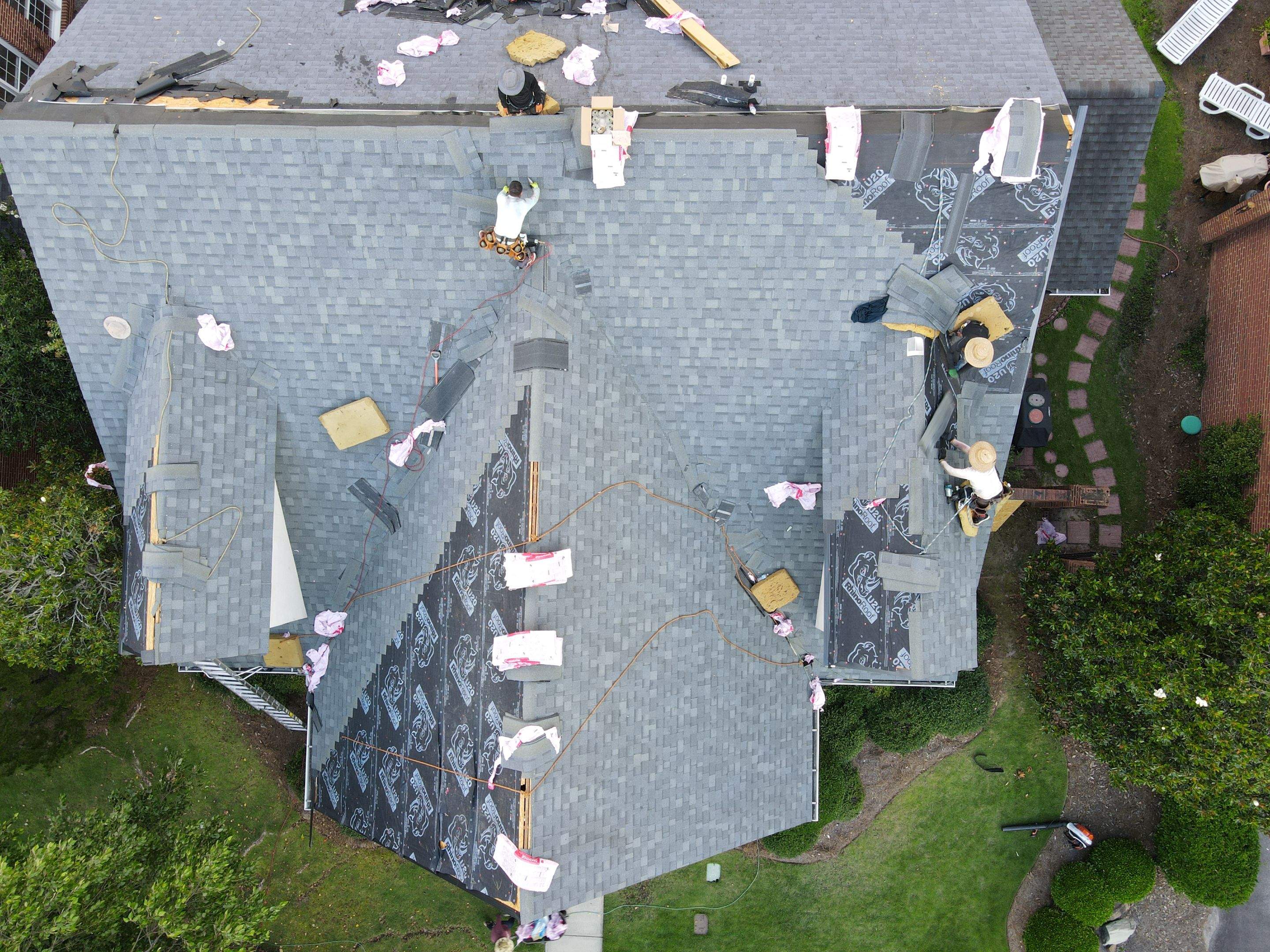 Residential Roofing Installation using Owens Corning® Oakridge Estate Gray by Indigo State Roofing