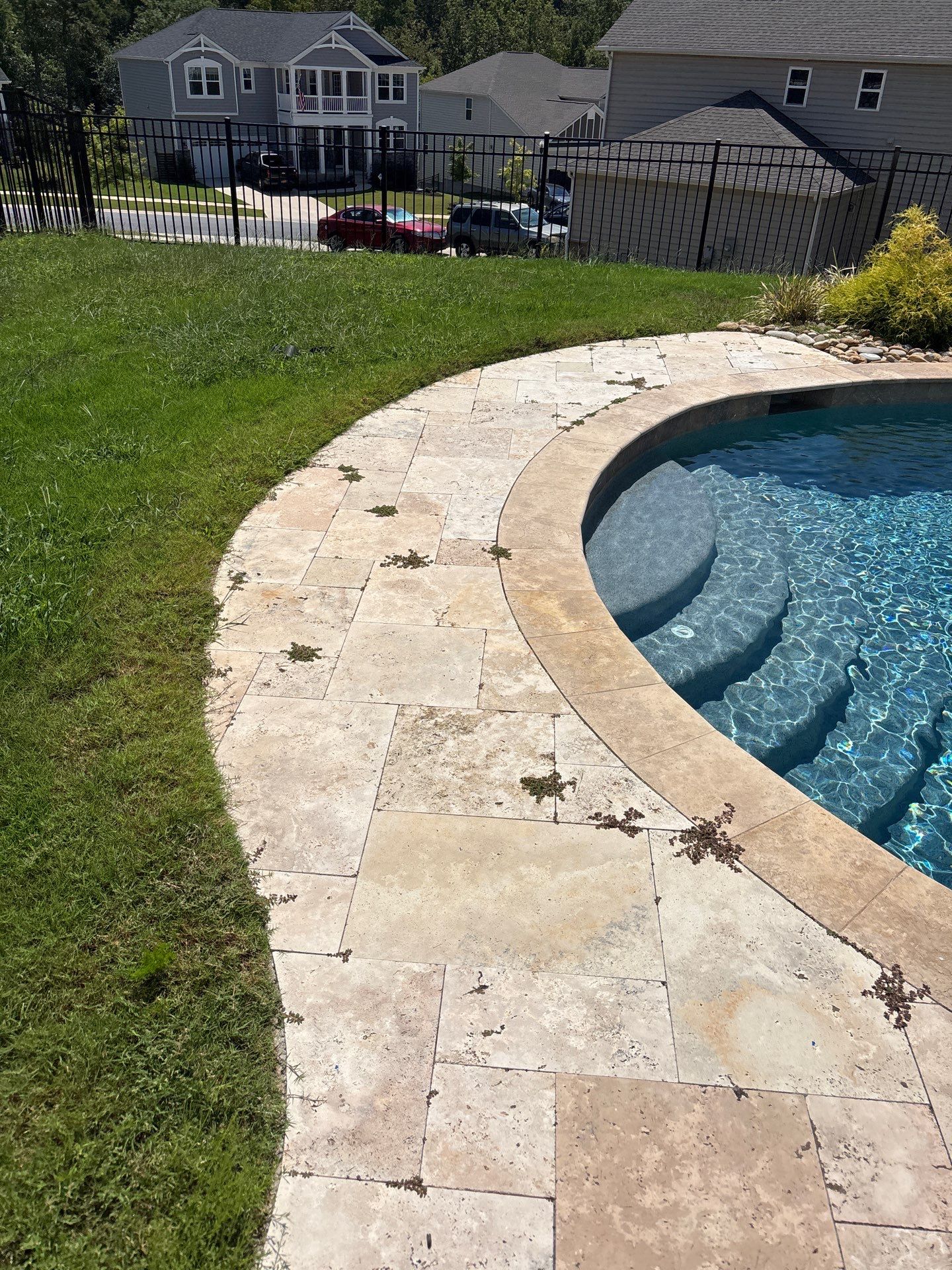 Wood Deck and Pool Pavers using Wood and Concrete Sealant  by DuraSeal