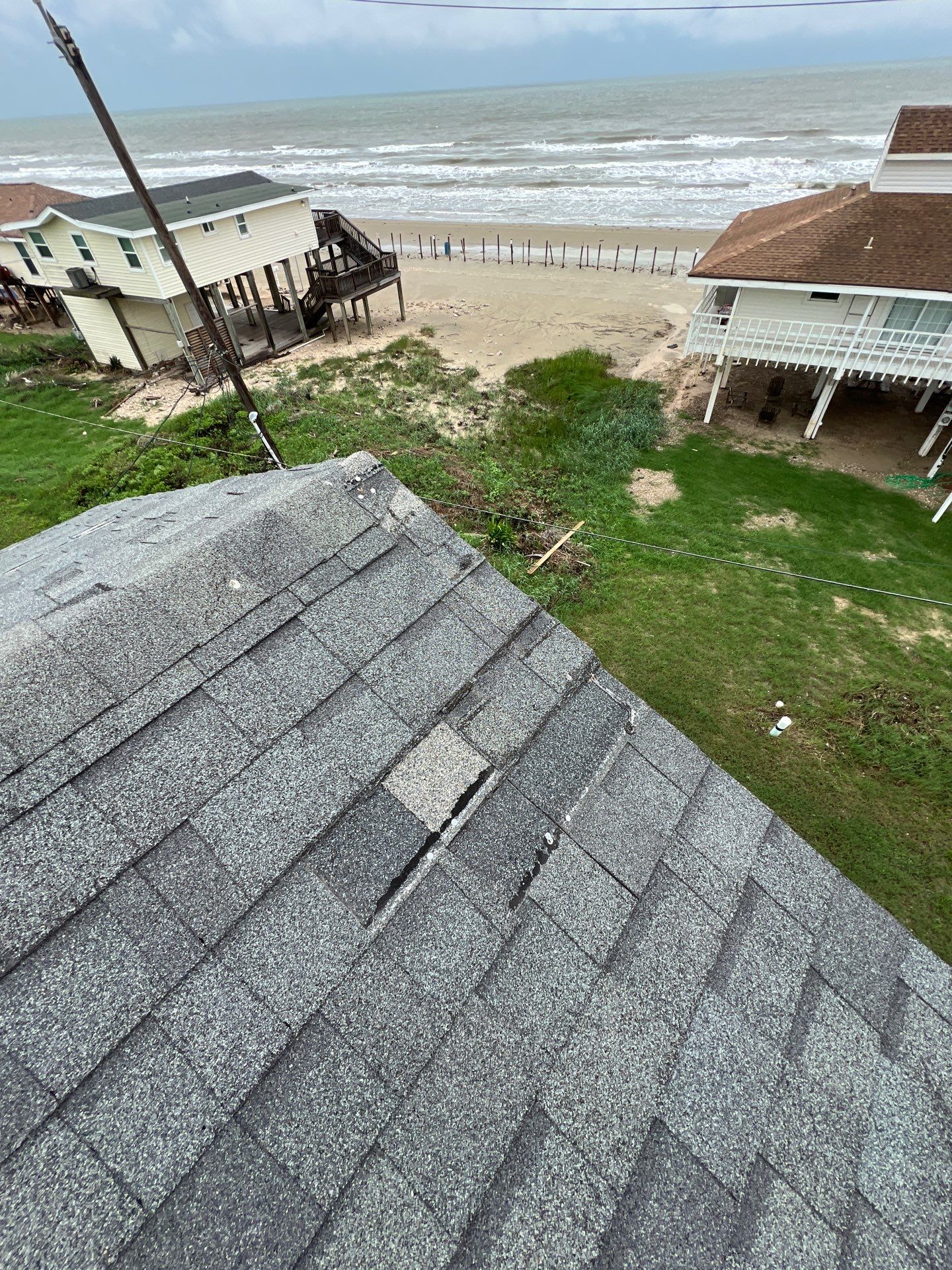 Hail Damage using Owen's Corning Duration (Lifetime) Shingles by Roof Repair Company