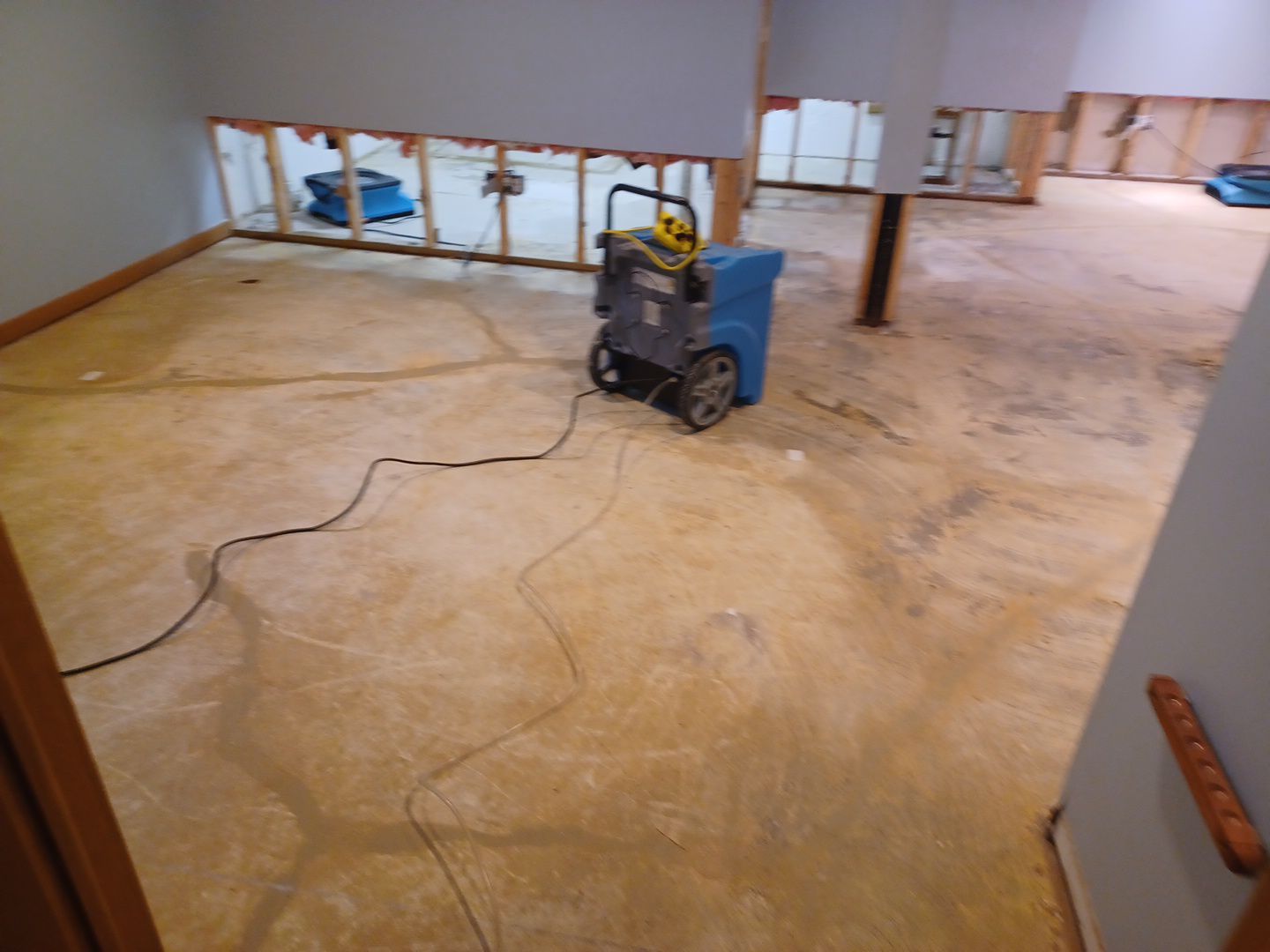 Project in West Bloomfield by EzDry Water Mitigation & Property Restoration