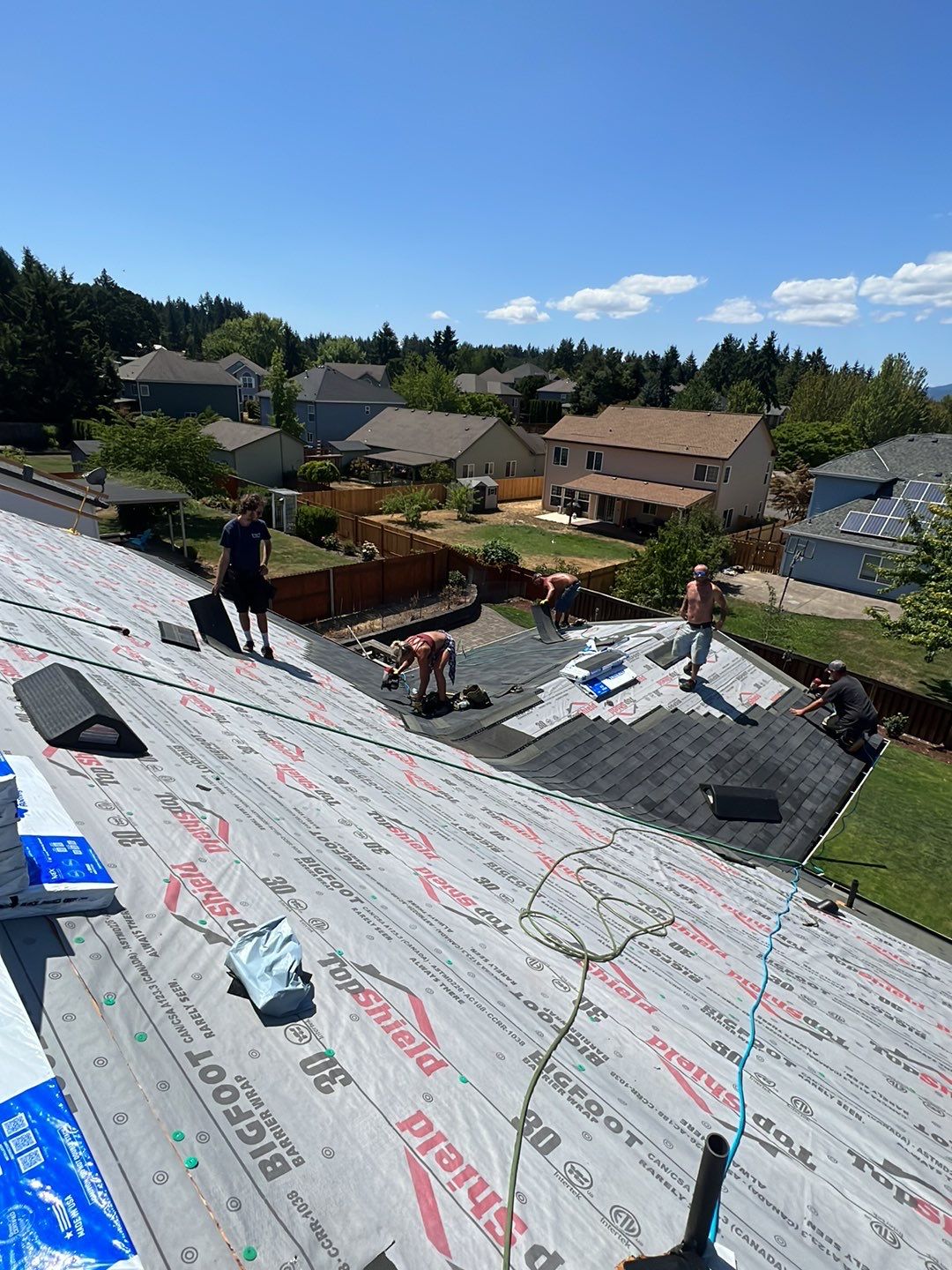 Residential Roofing Installation using Malarkey Highlander by Orezona Building & Roofing Company, Inc.