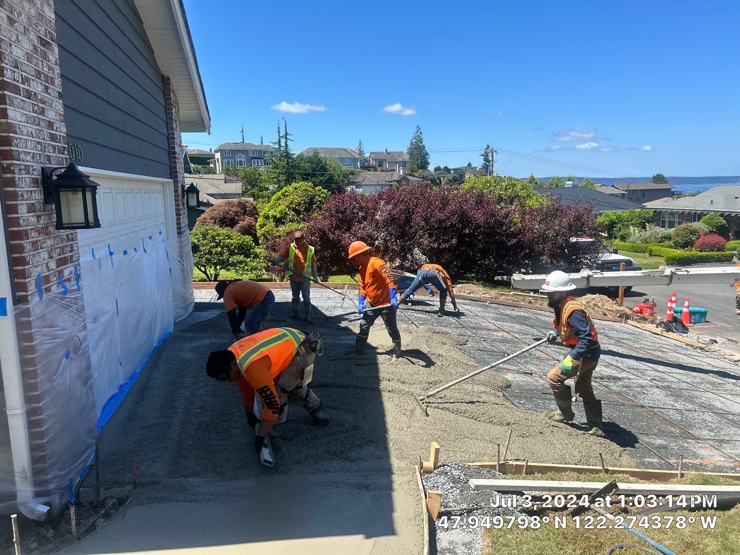 Jacob | Concrete Driveway  by Jireh Asphalt & Concrete Inc 