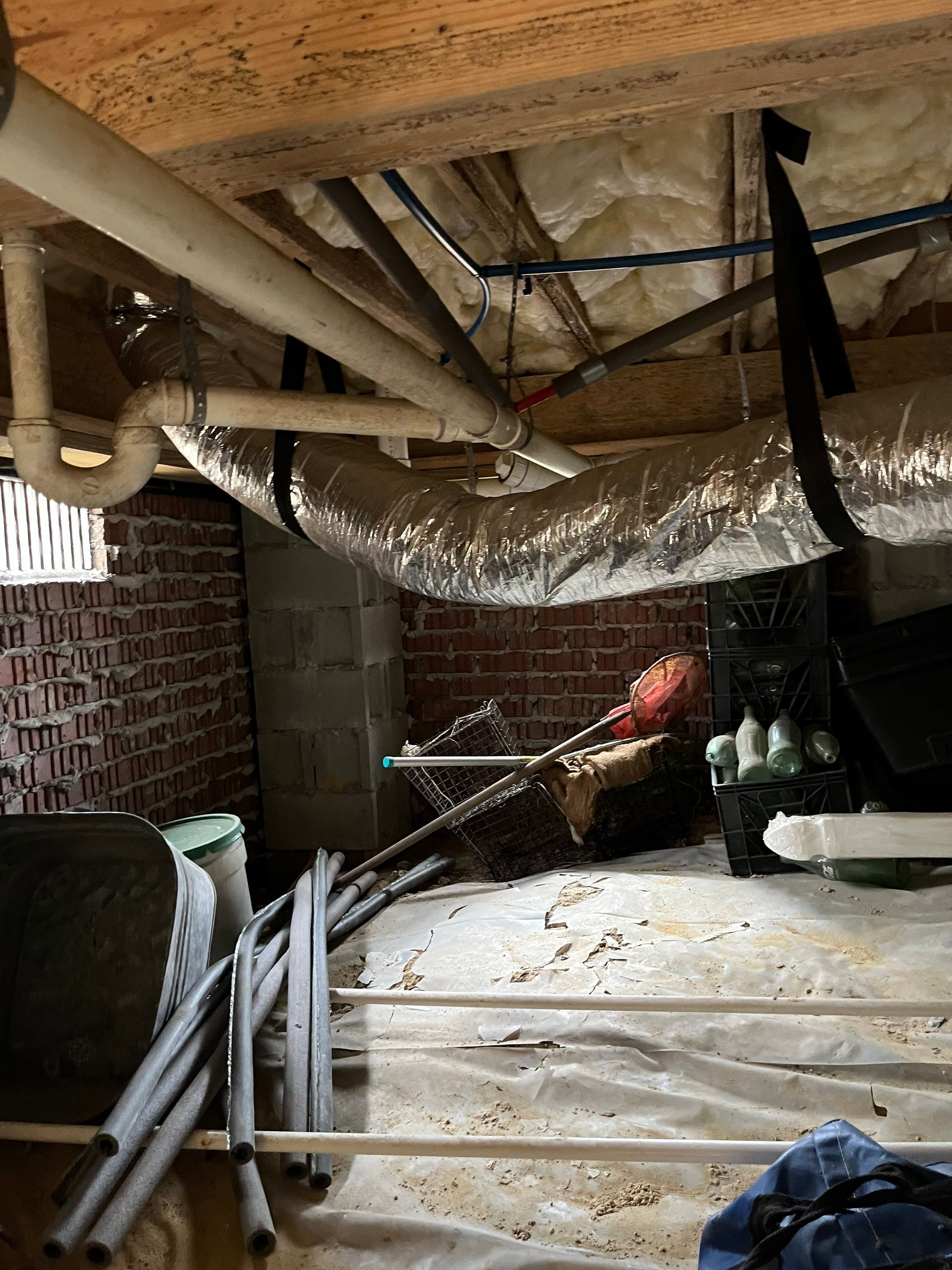 Impact Choice Encapsulation with French Drain, Mold Removal, and Crawlspace Door by Impact Crawlspace