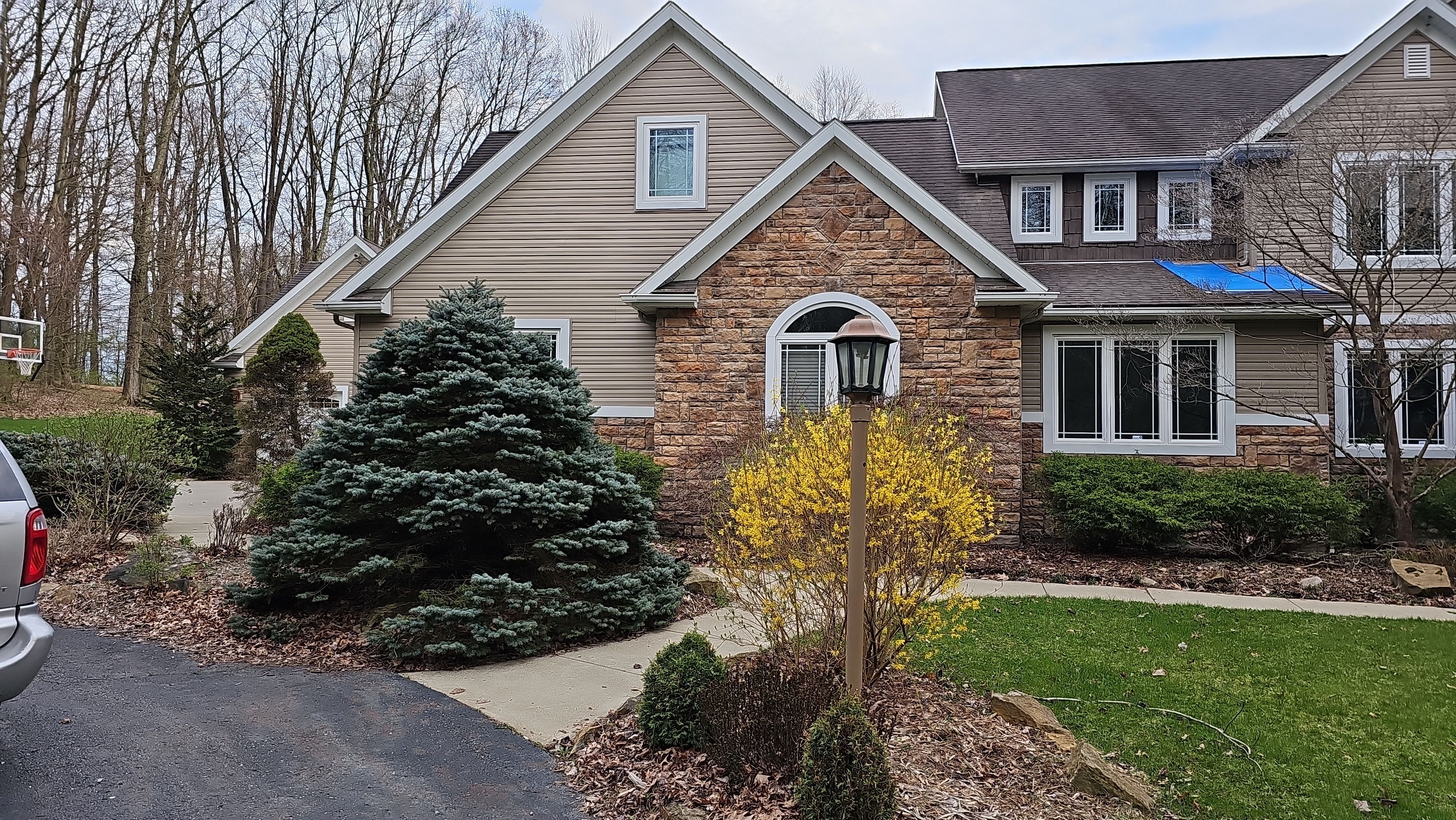 Atlas Pinnacle, Color, Coastal Granite, Drip Edge, Color, Black by Eagle Eye Roofing