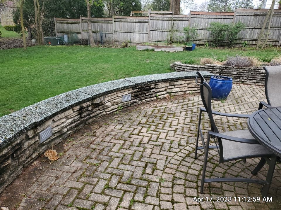 Brick paver clean, sand and seal. using Surebond SB-1300 by Northern Power Washing LLC.