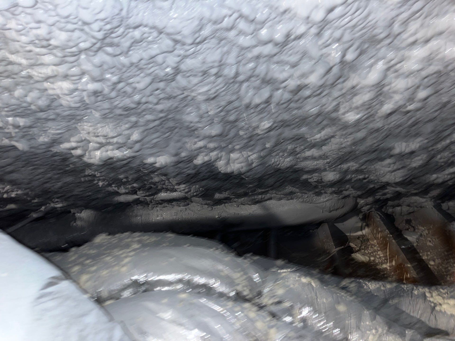 Basement Exterior Walls using Closed Cell Spray Foam by NYS Foam & Energy