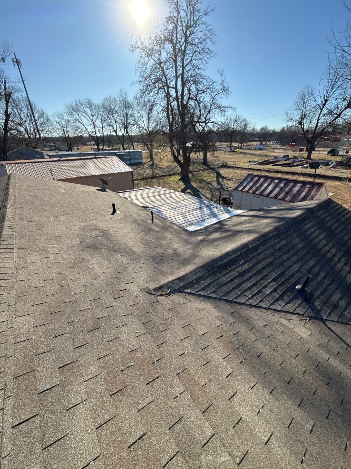 Replaced half roof. by In & Out Construction & Remodeling, LLC