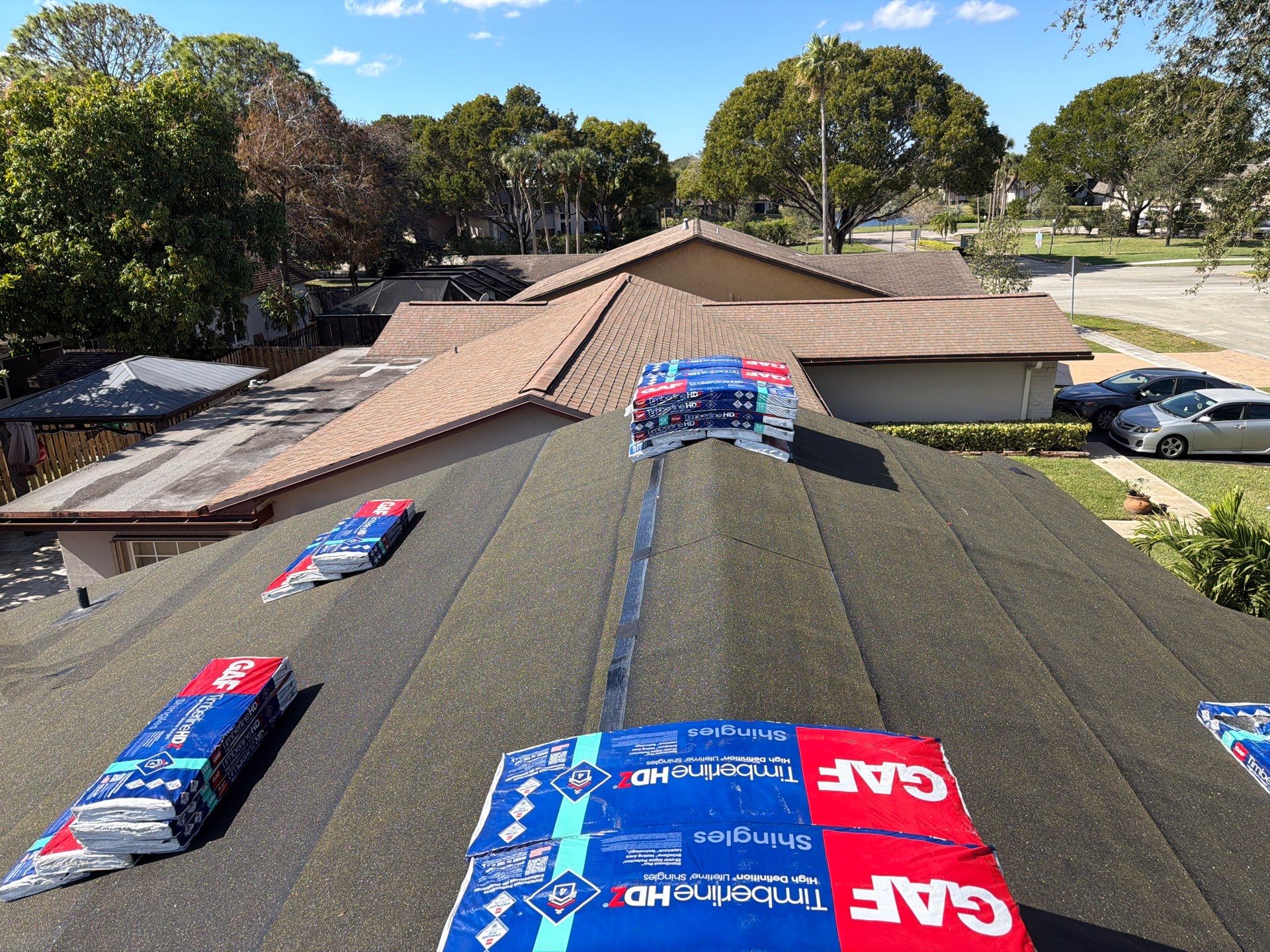 Residential Roofing Installation using GAF by BLUES BROTHERS ROOFING