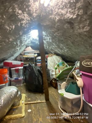 Attic Insulation using open cell spray foam
