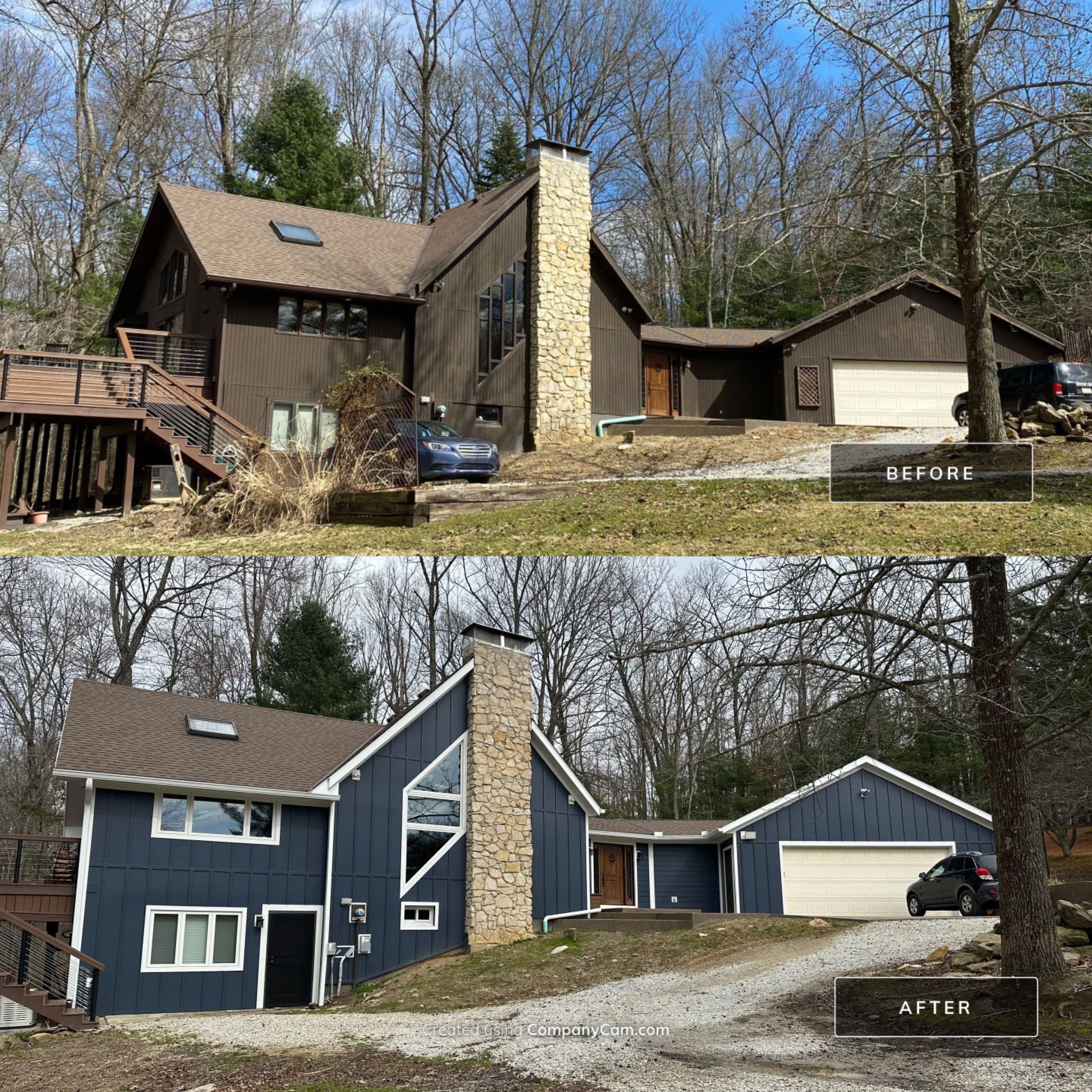 Siding Installation using James Hardie Board & Batten Siding by Best Roofing & Siding Company