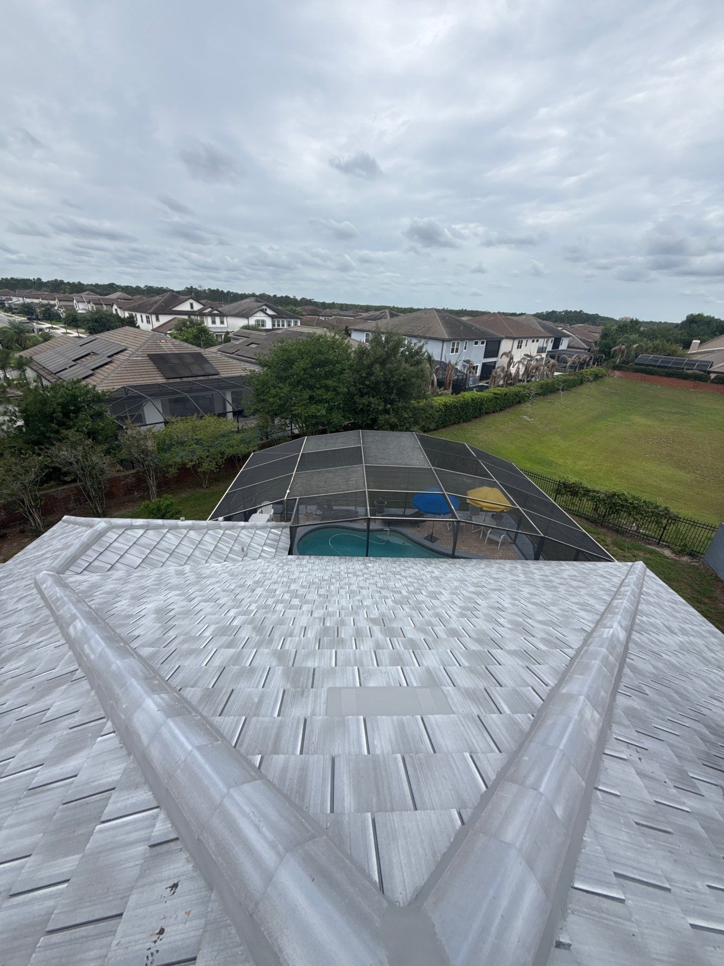 Concrete Tile Roof Replacement Using Polystick TU Plus in Orlando by Fortified Roofing Solutions Corp.