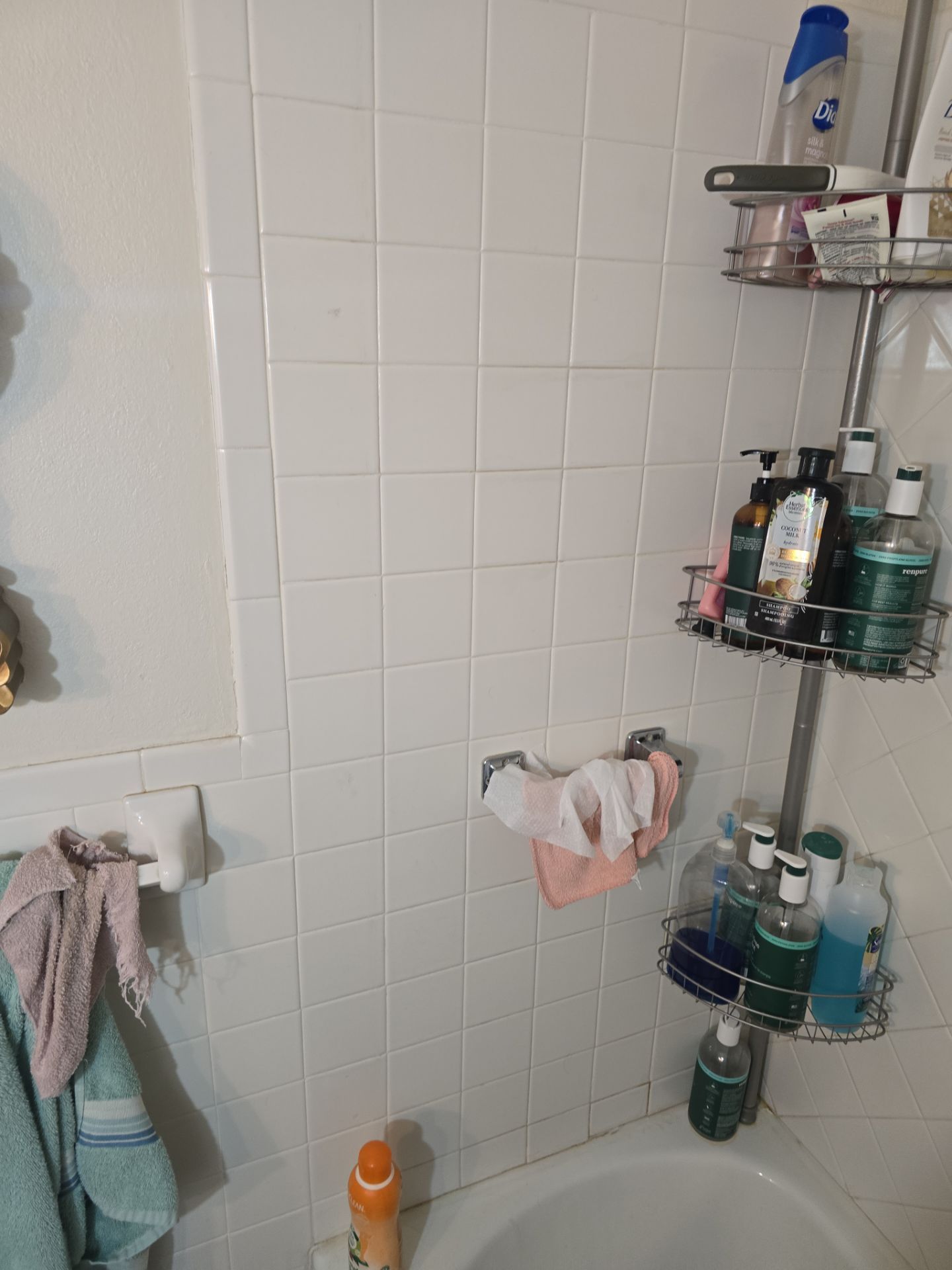 Tub to Shower , flooring, and countertop by The Shower Company