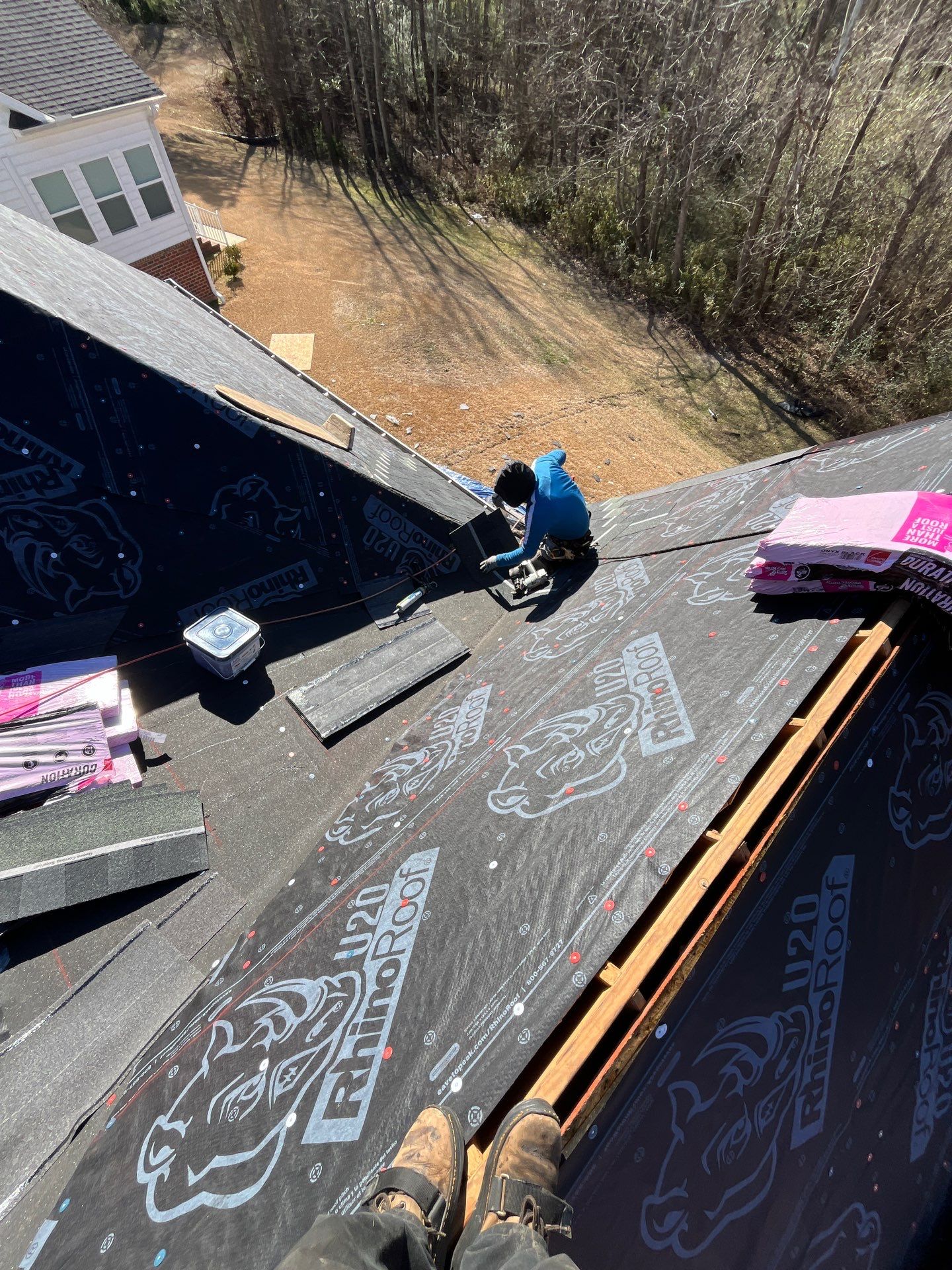 Residential Roofing Installation using Owens Corning by Karcher Roofing & Construction