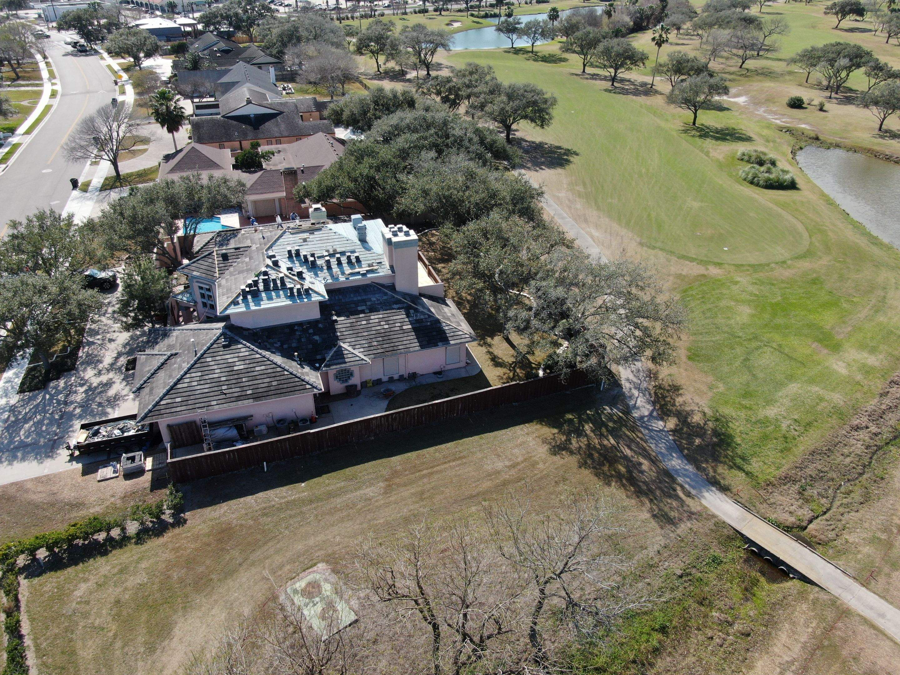 Golf Course Mansion on the Green, in the Heart Of Corpus Christi by Bayfront Roofing and Construction