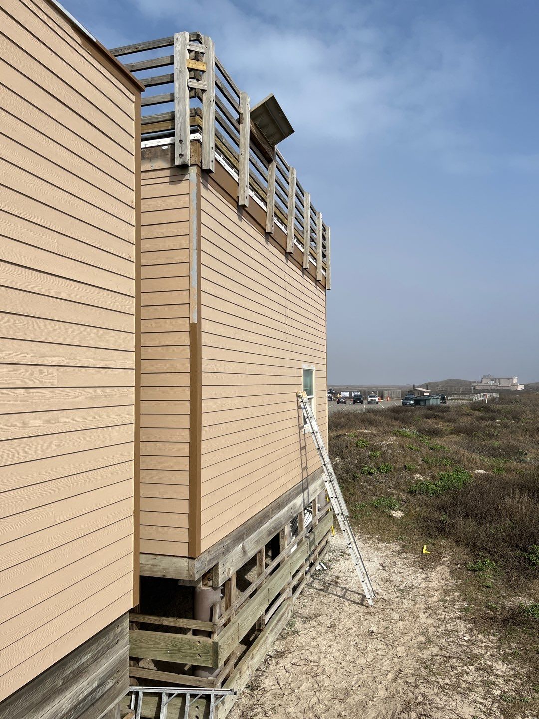 Padre Island National Seashore Malaquite Visitor Center Exterior remodel by Bayfront Roofing and Construction