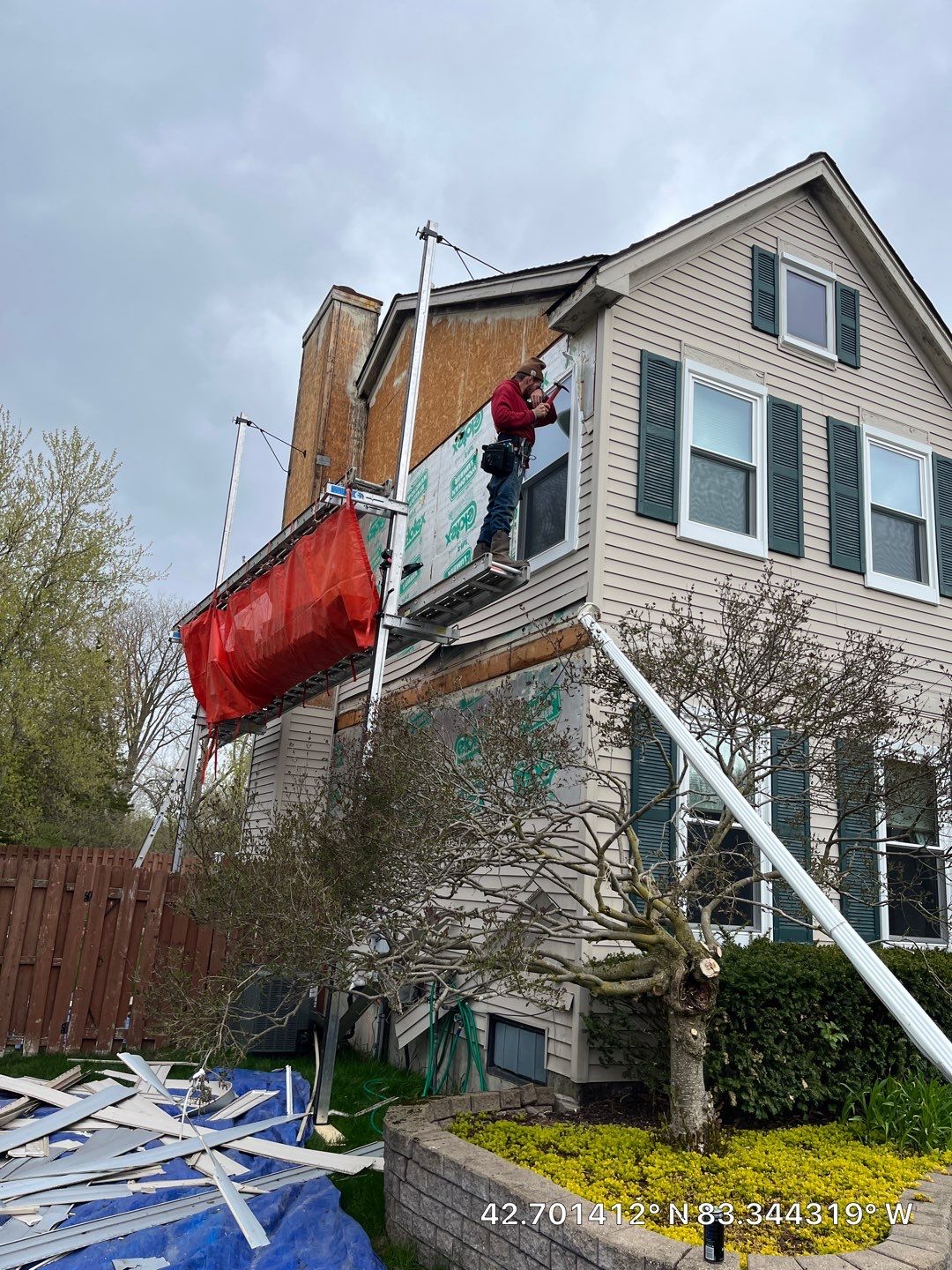 Siding Replacement using CertainTeed Restoration Classis D4 by 180 Contractors