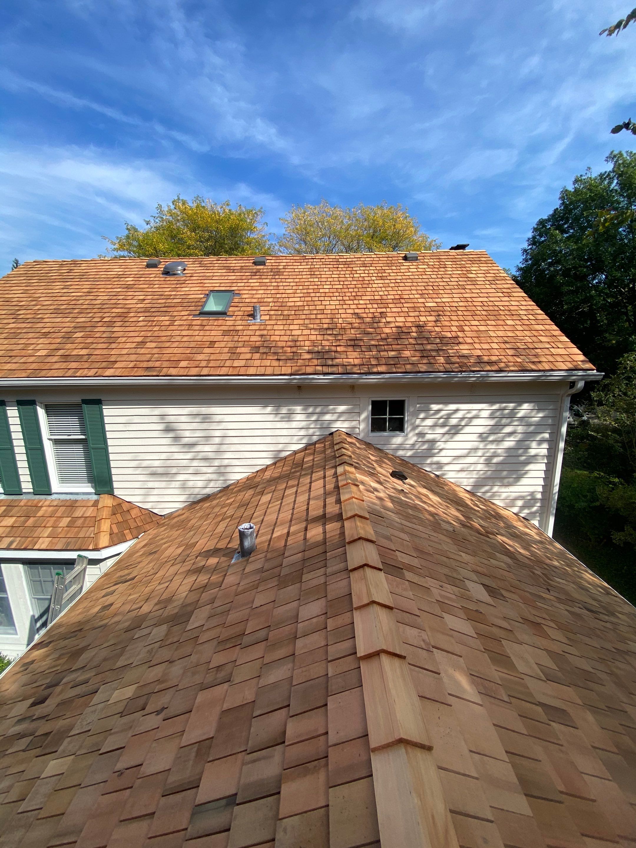 Cedar Shake Roof Replacement by Custom Installations, Inc.