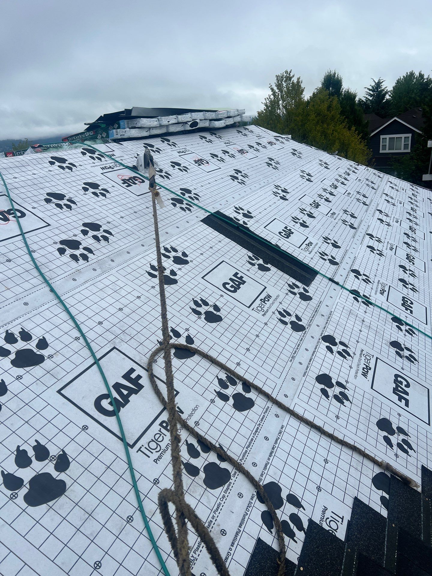 Residential Roofing Installation using GAF UHDZ Shingles by Roofing Formula LLC