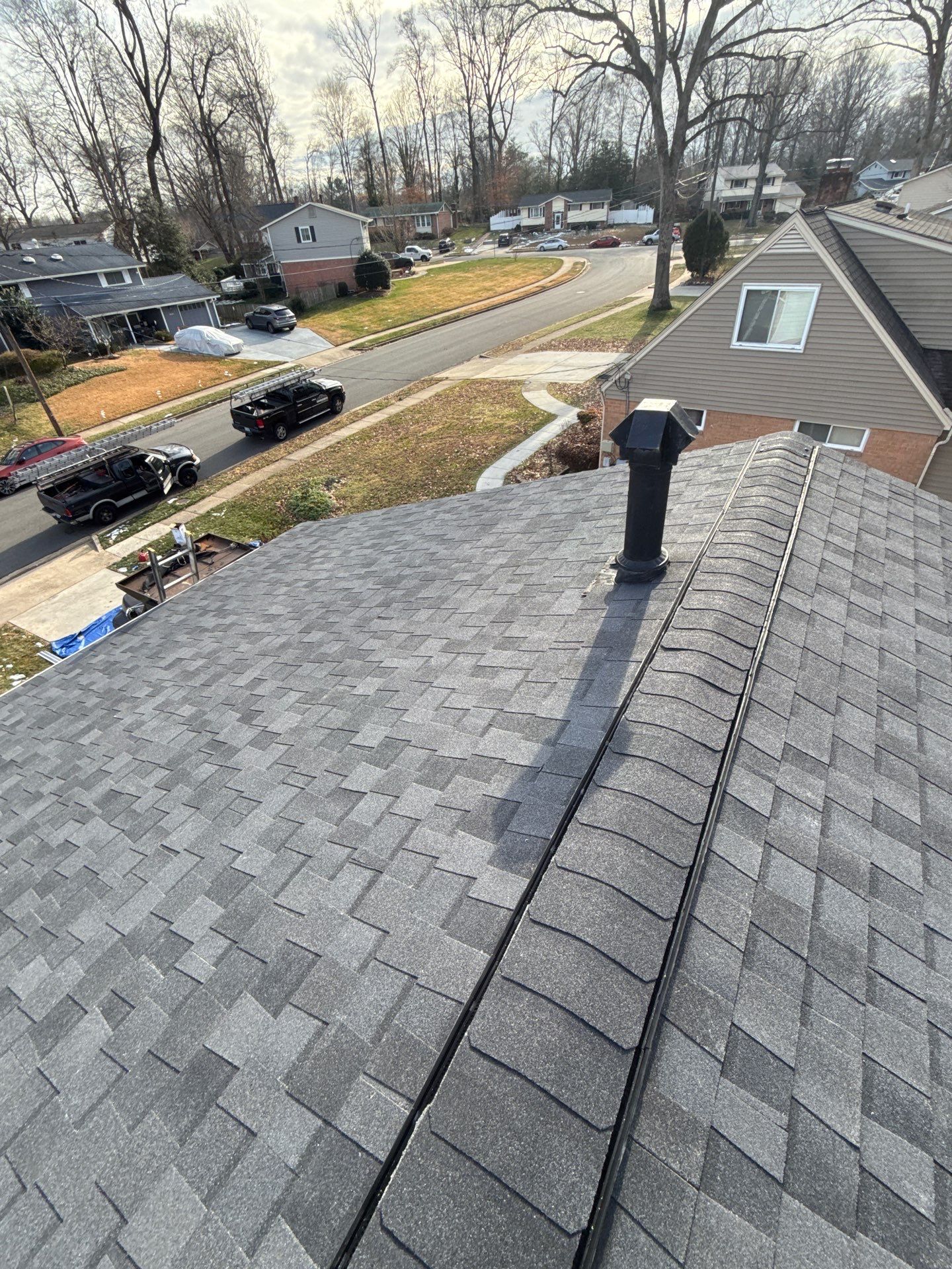 Springfield : Residential Roof Replacement with CertainTeed Landmark Pro in Max Moire Black  by RM Banning, Inc.