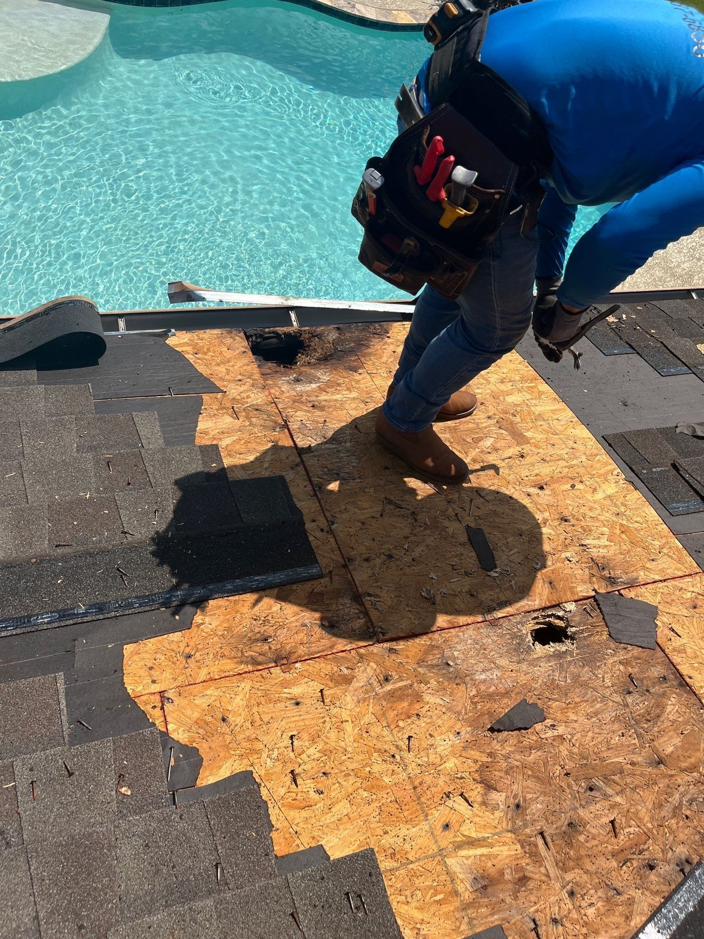 Residential Roofing Repair using Owen's Corning Duration (Lifetime) Shingles by Roof Repair Company