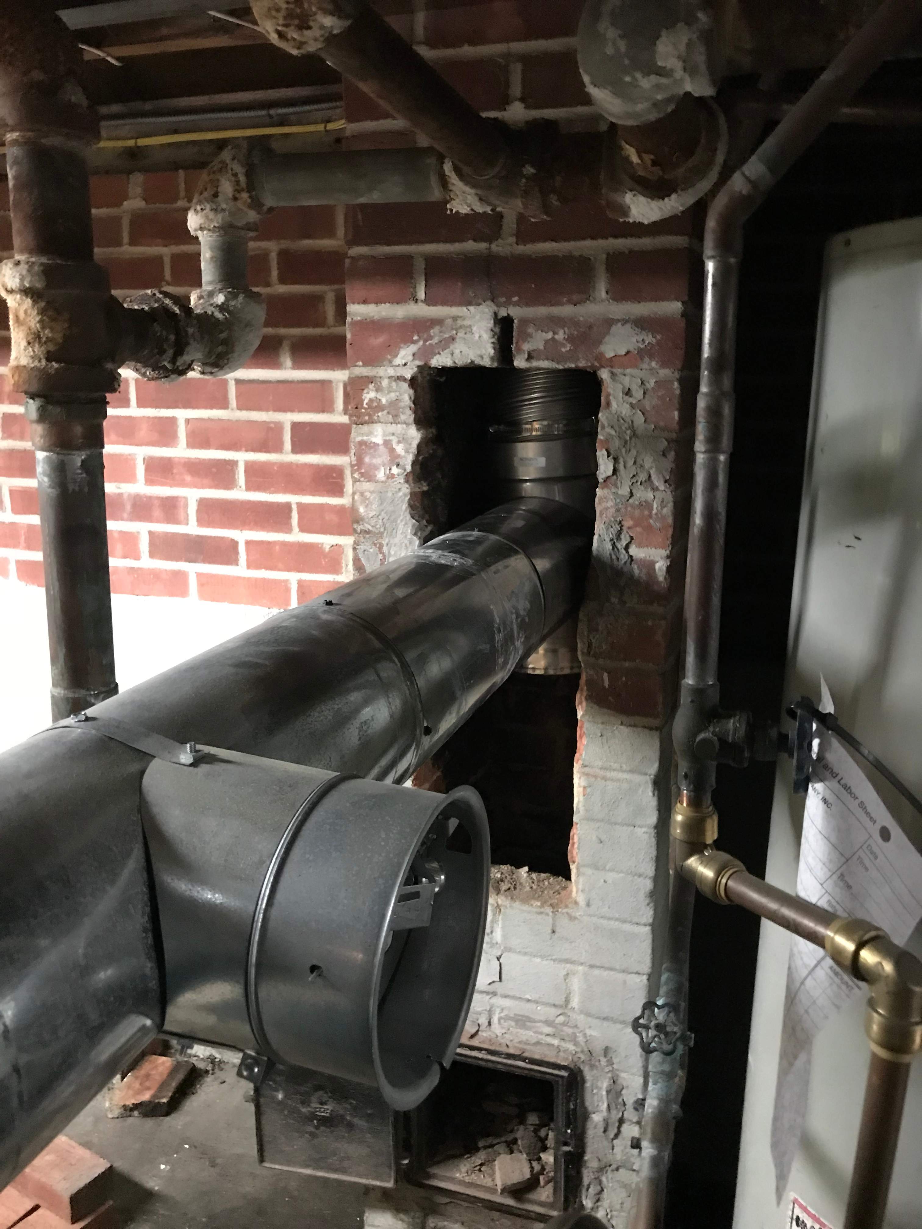 Boiler Chimney Relining in Belle Haven, VA by Premier Chimney and Roofing