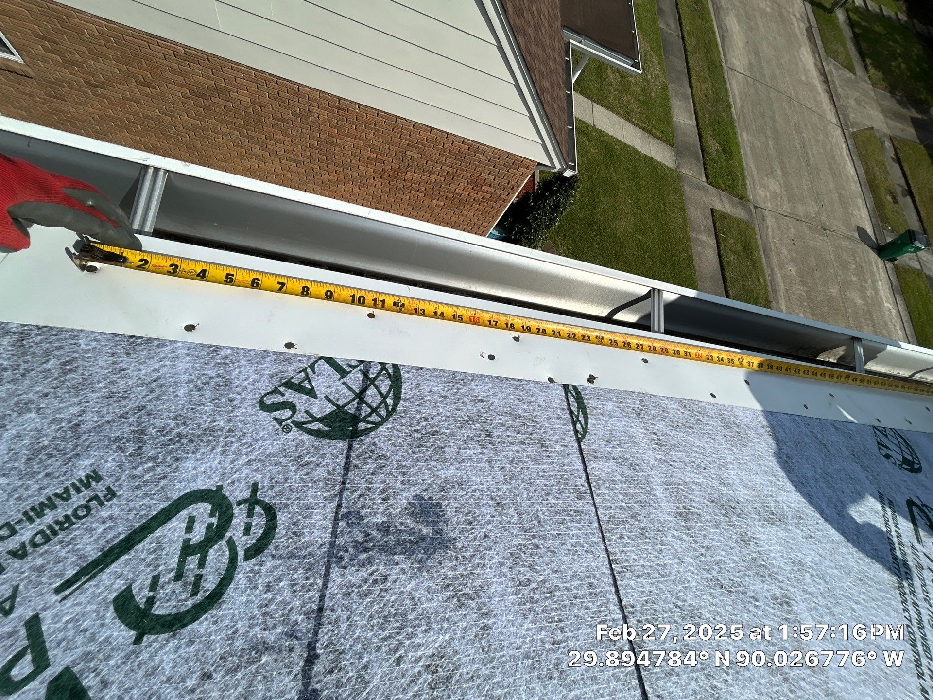 Project in Gretna by Robertson Roofing & Siding Inc
