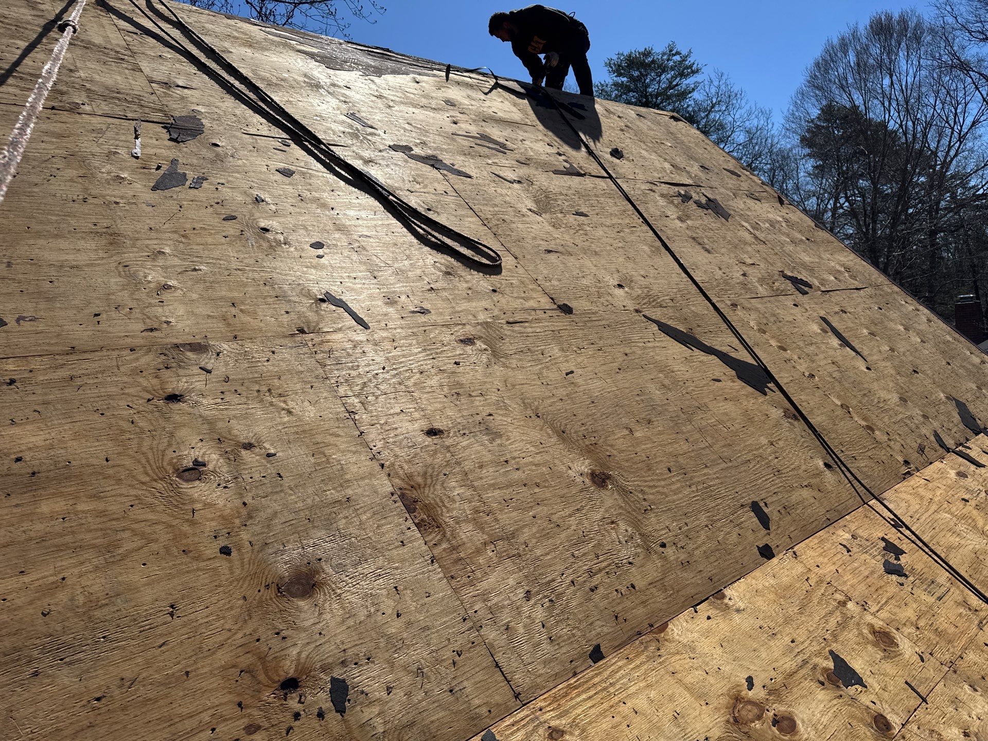 Complete Roof Replacement and Plywood Decking Repair in Quinton by Cade Construction
