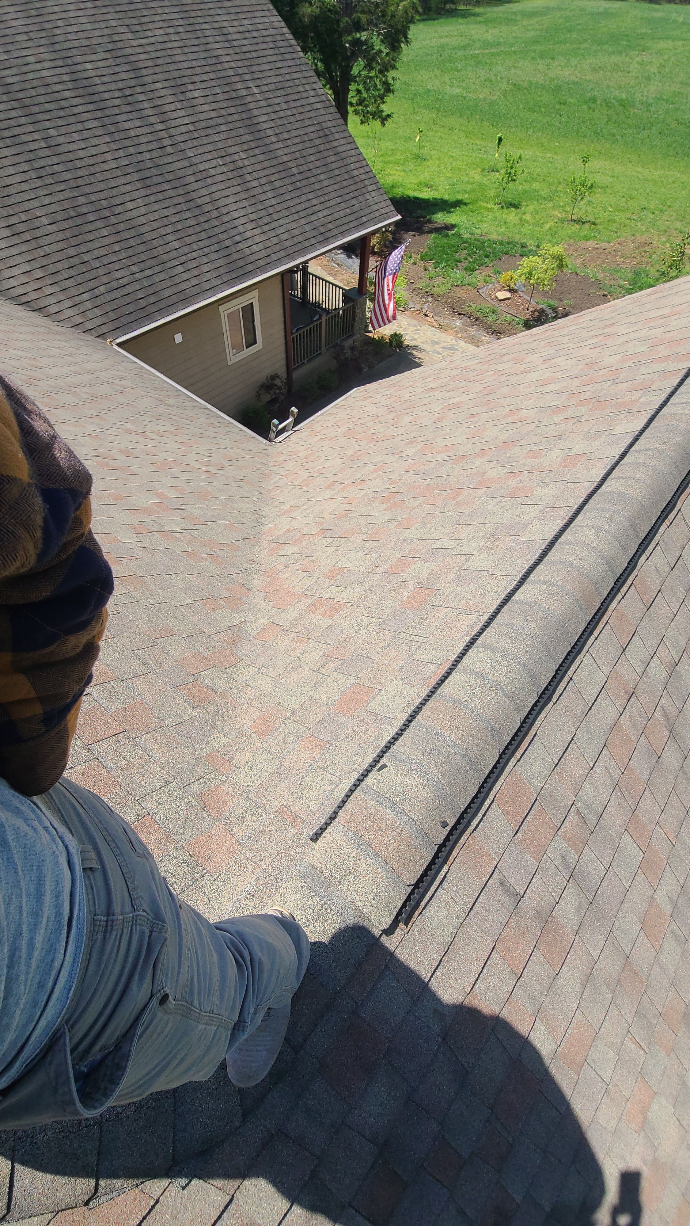 Tony's roof by BROCK BUILDERS 