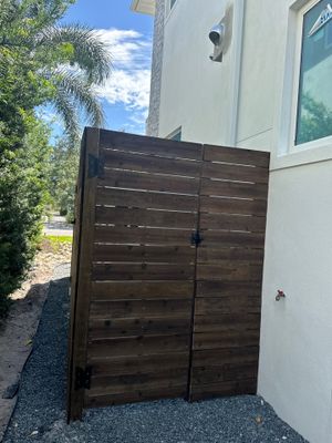Cedar Horizontal Privacy Fence
