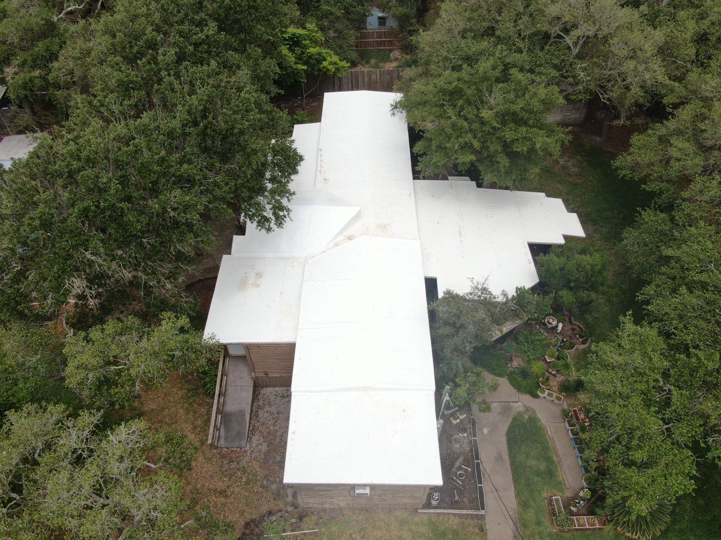Cartoon Roof turned TPO Elegant by Bayfront Roofing and Construction