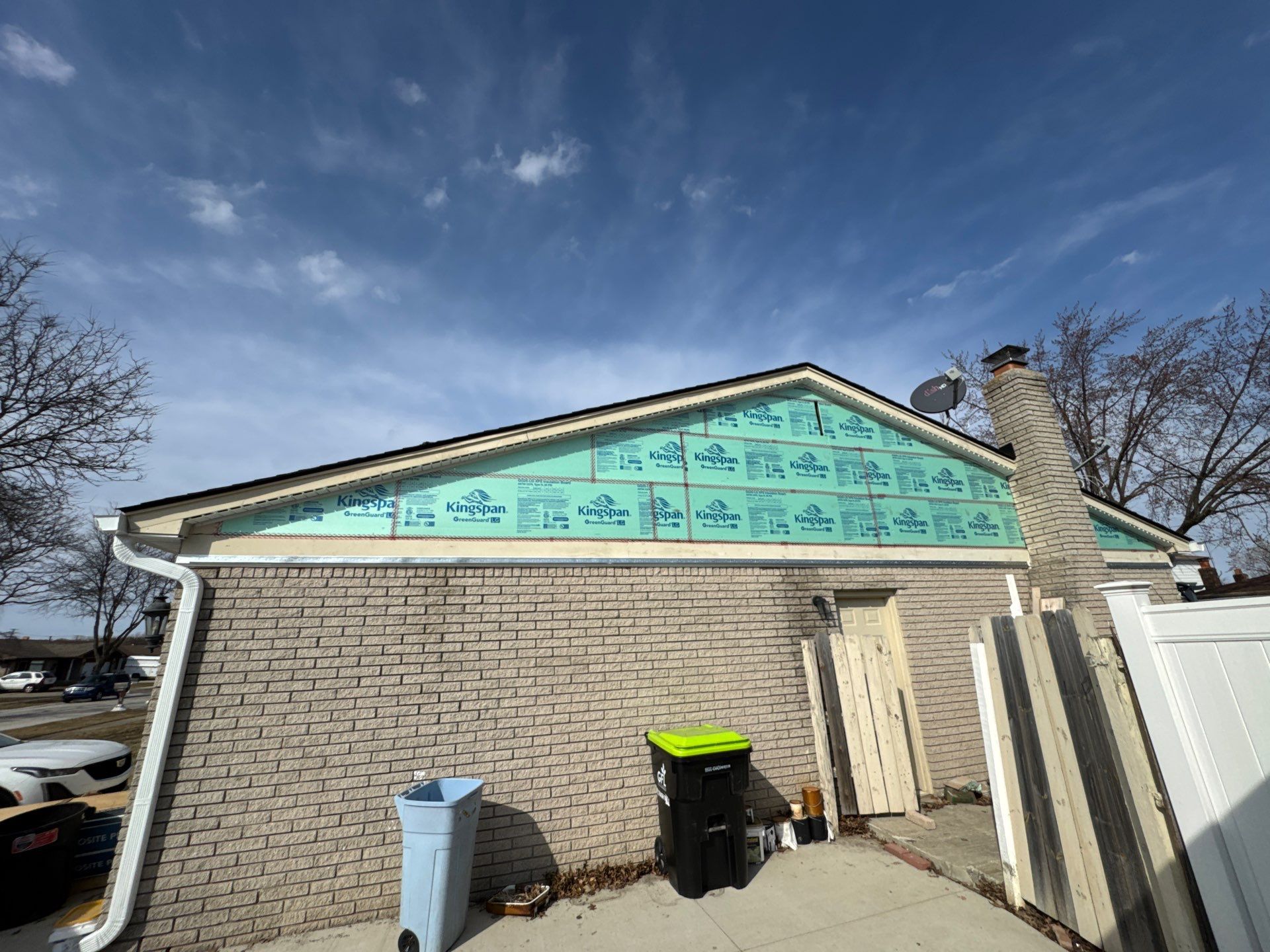 Siding Replacement using Alside Midnight Blue by 180 Contractors