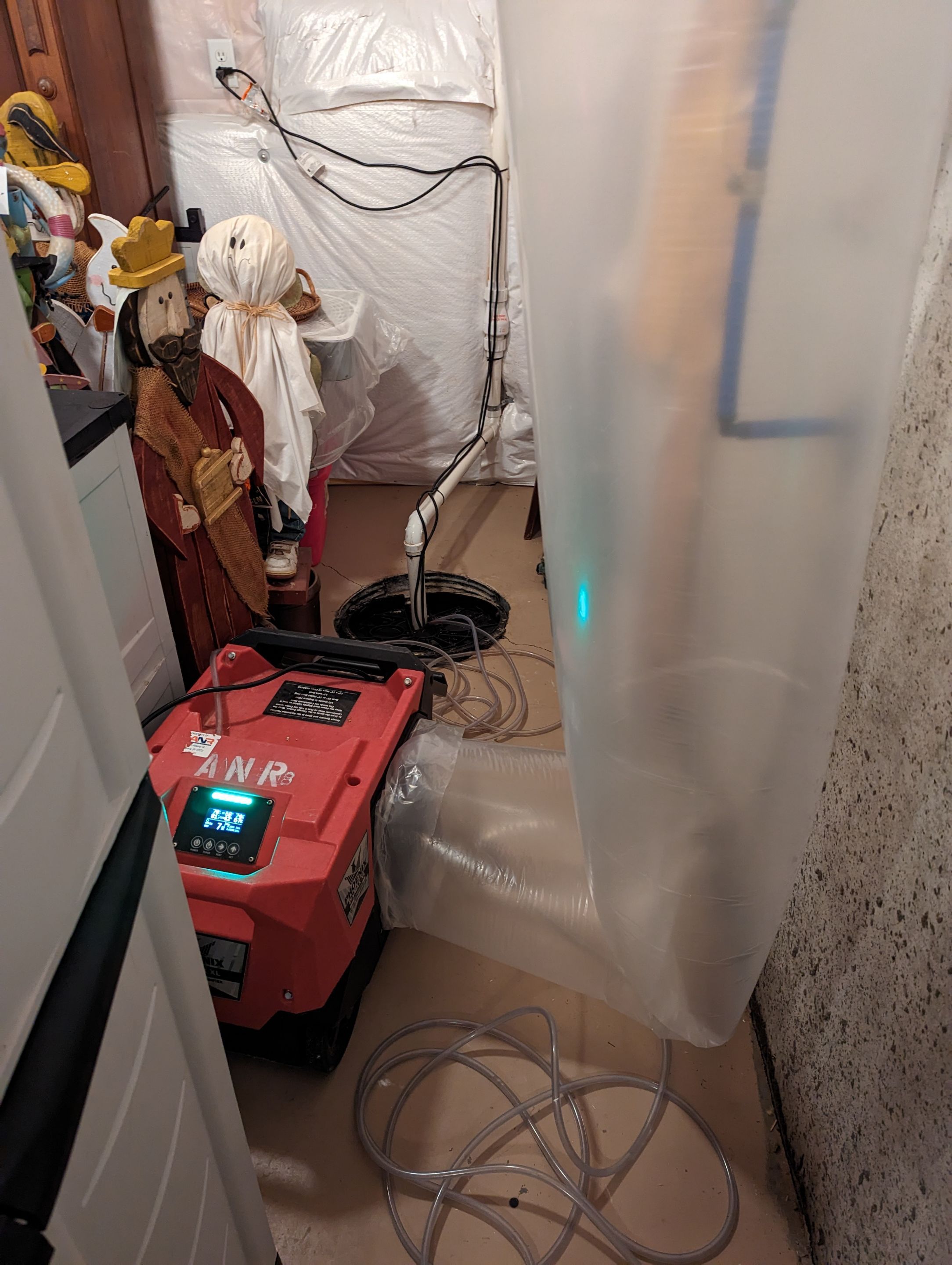 Basement Water Damage and Insulation Replacement by ANR Restoration